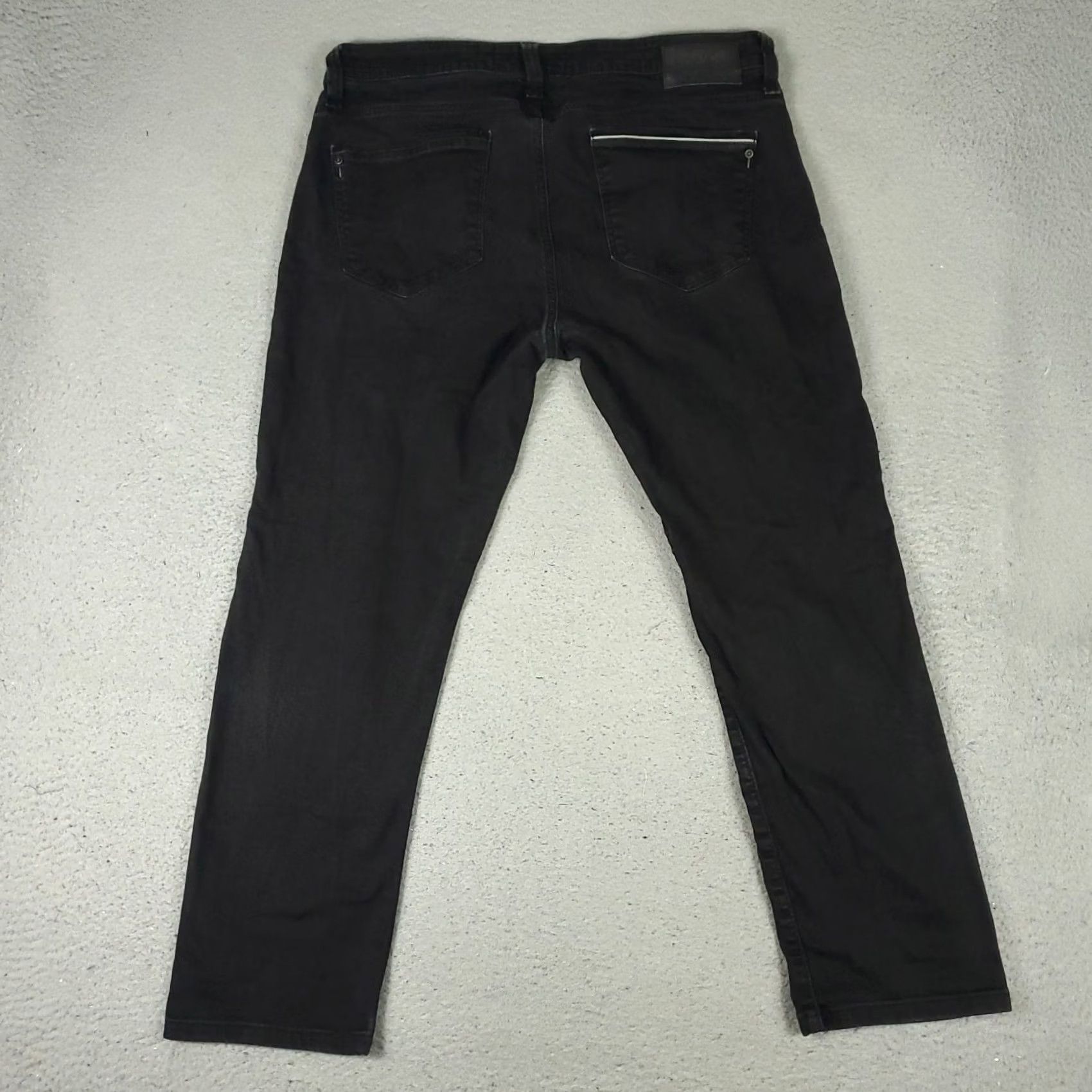 Vintage Mavi Jeans Mens Size 36x28 Black Straight Leg 5 Pocket Denim Pants Jeans Size US 36 / EU 52 - 7 Thumbnail