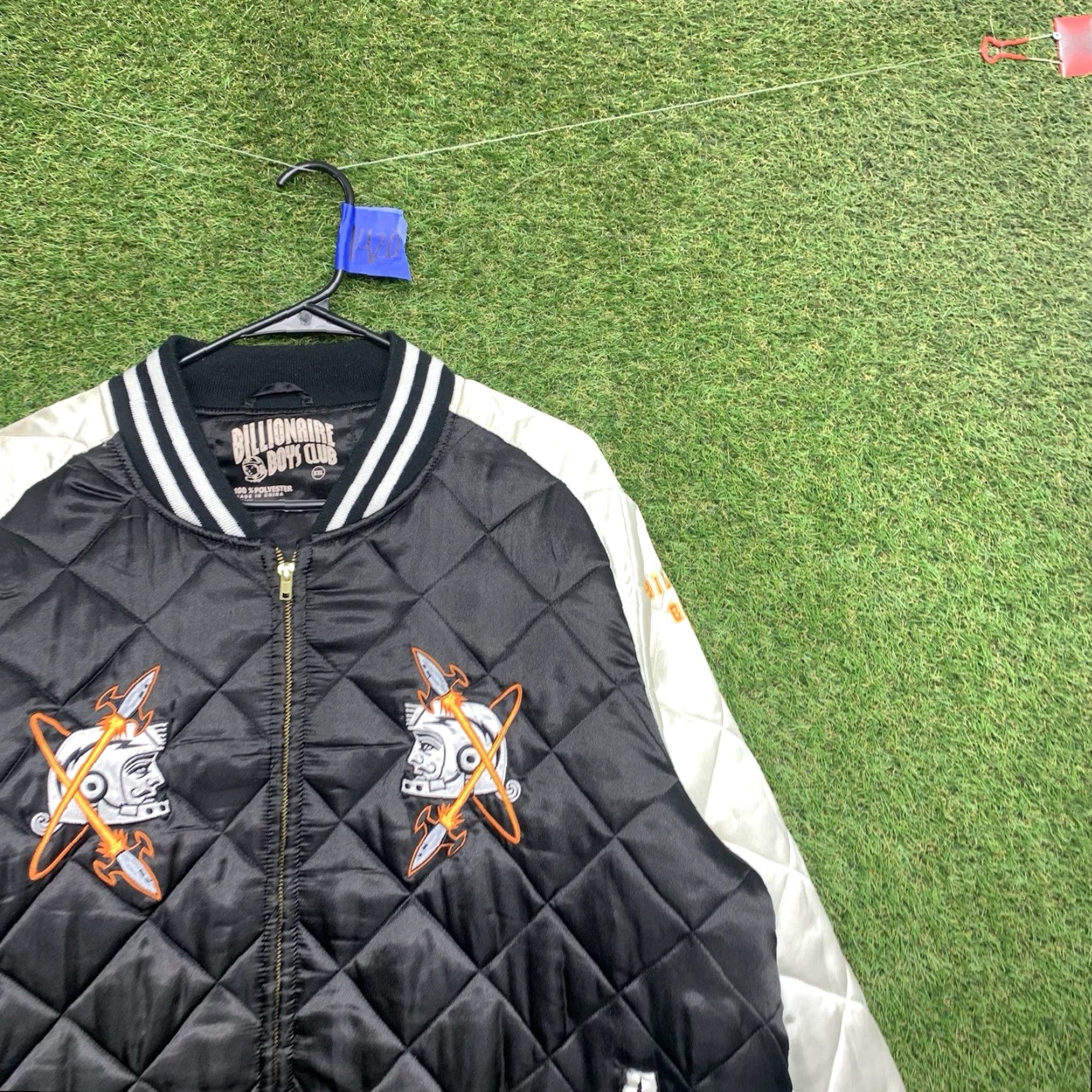 Billionaire Boys Club VINTAGE Billionaire Boys Club Satin Jacket Mens 2XL Quilted Varsity Space Casino Jacket Size US XXL / EU 58 / 5 - 3 Thumbnail