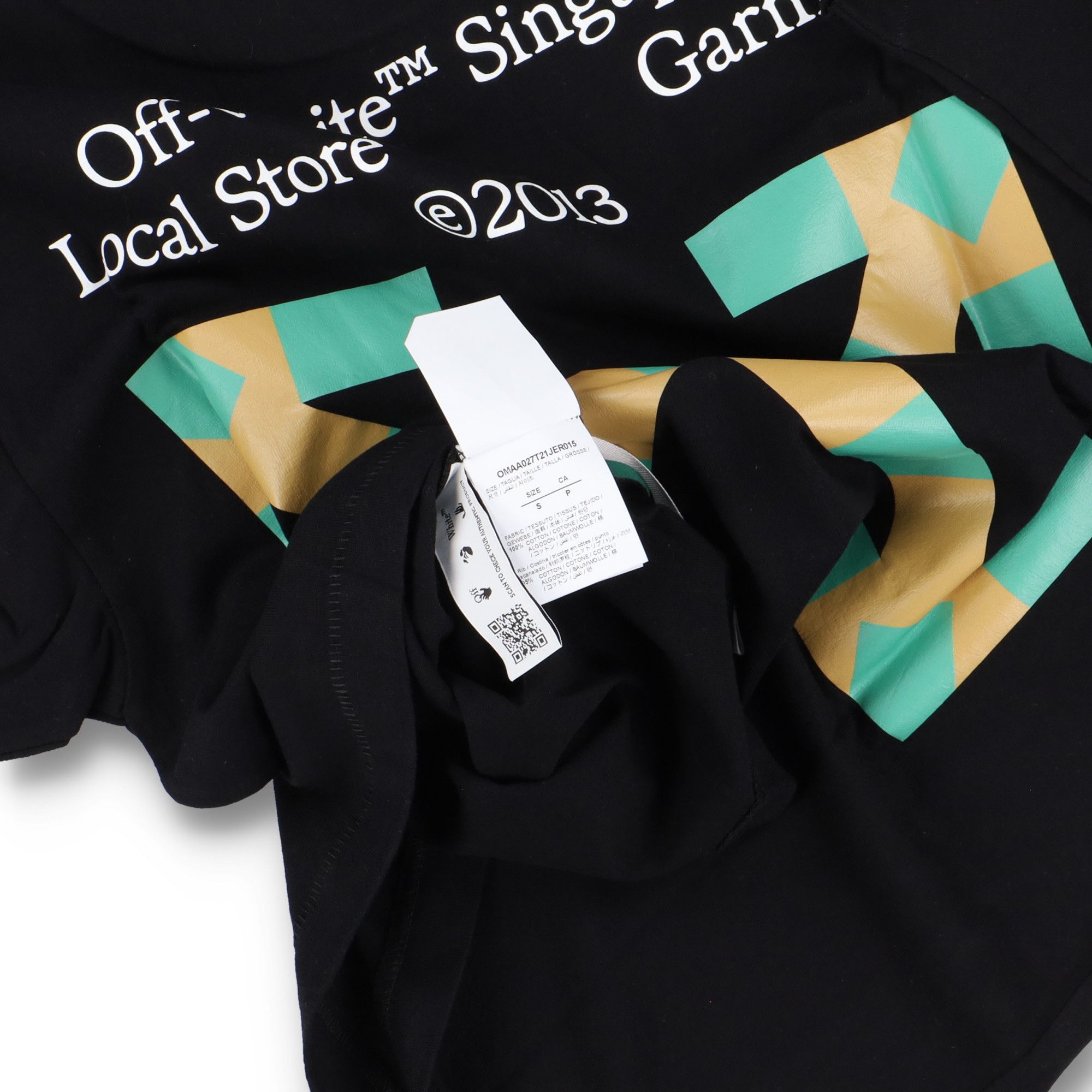 Off-White Black Singapore Exclusive Arrows T-Shirt Size US S / EU 44-46 / 1 - 4 Thumbnail