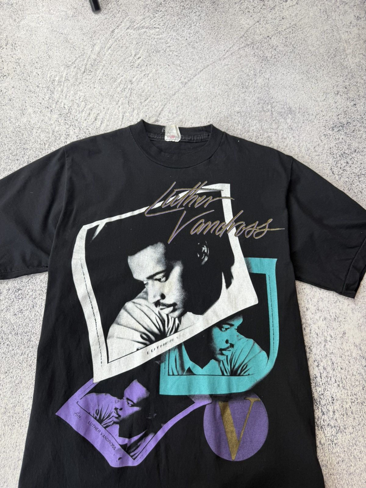 Band Tees Vintage Luther Vandross 1988 Rap T-Shirt Rare Size US M / EU 48-50 / 2 - 2 Thumbnail