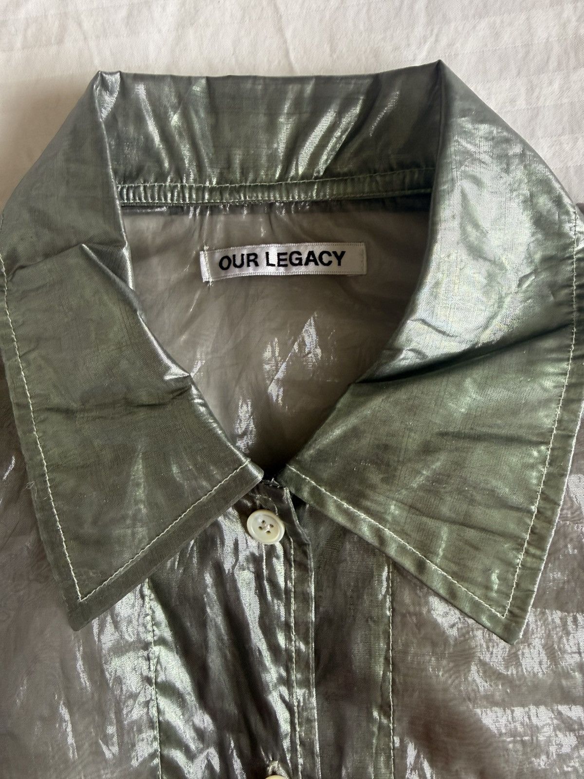 Our Legacy Our Legacy Mesh Dress Shirt Size US S / EU 44-46 / 1 - 2 Thumbnail