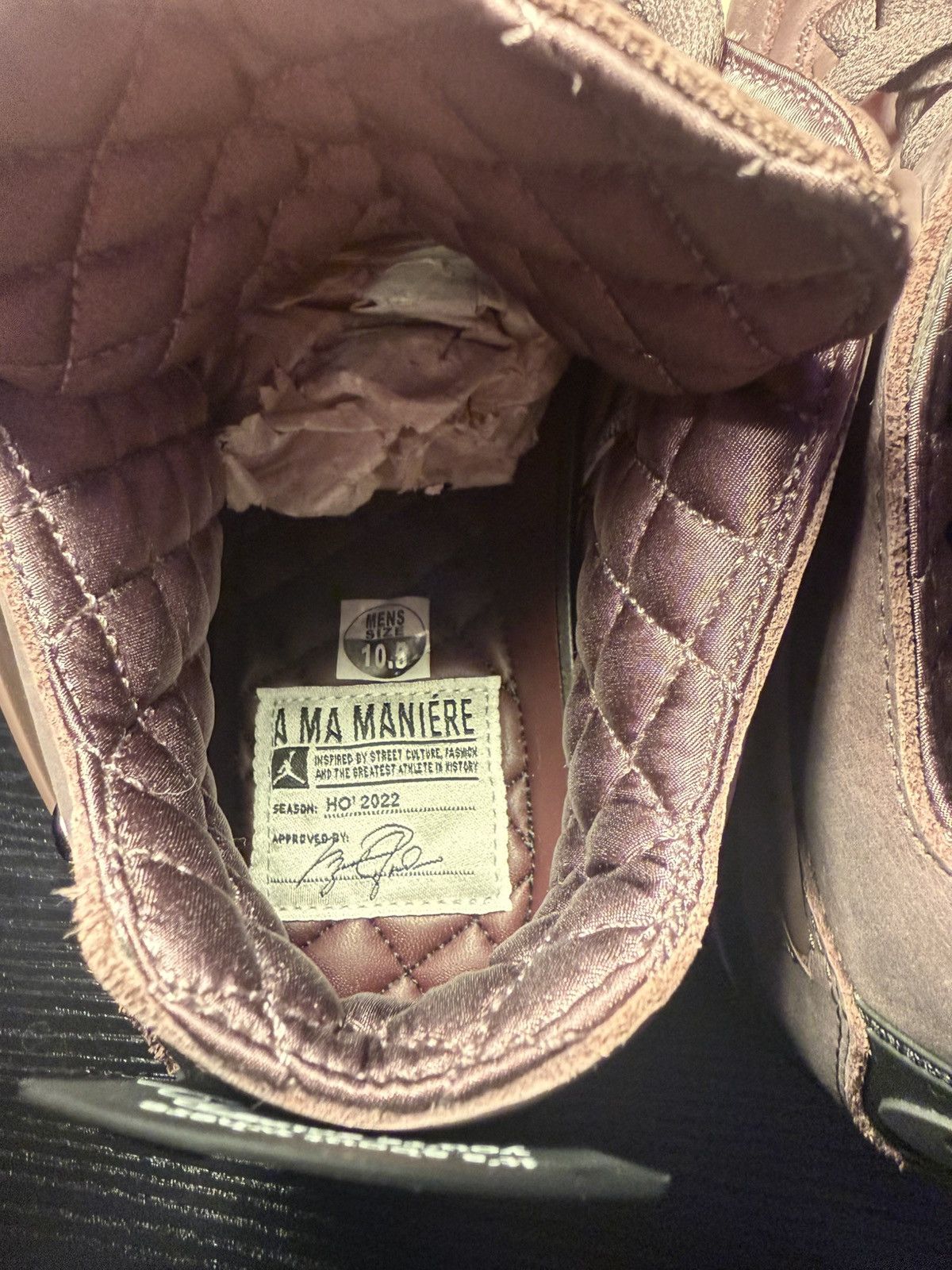 A Ma Maniere × Jordan Brand Jordan 4 x A Ma Maniere “Violet Ore” size 10.5 Size US 10.5 / EU 43-44 - 6 Thumbnail