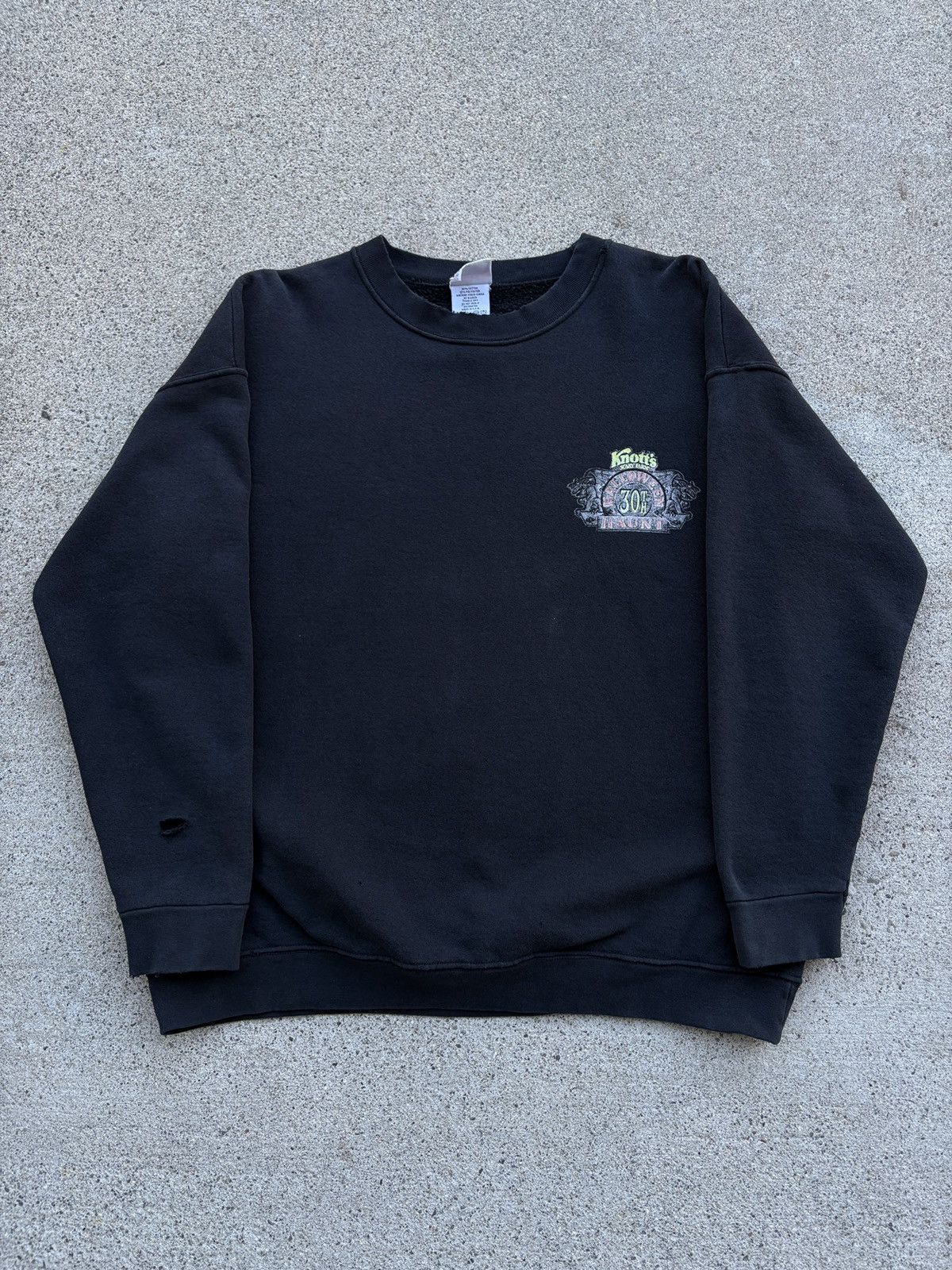 Expert Horror × Vintage Vintage 2002 Knotts Scary Farm Halloween Haunt Sweater Sz. L Size US L / EU 52-54 / 3 - 1 Thumbnail