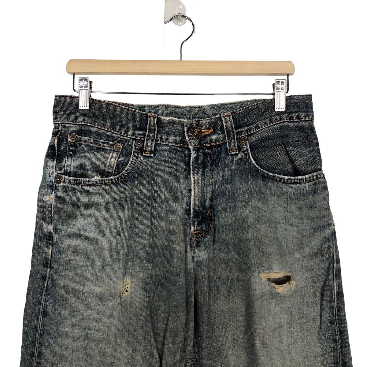 Japanese Brand ☄️90’s DISTRESSED DENIM JEANS EDWIN 503 MADE IN JAPAN Size US 30 / EU 46 - 3 Thumbnail
