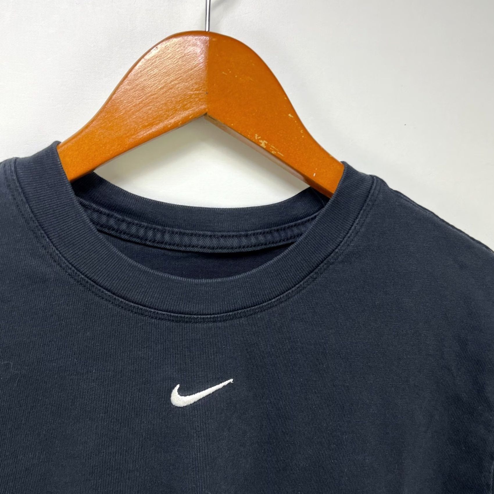 Nike VINTAGE Nike Middle Swoosh T Shirt Womens Large Size L / US 10 / IT 46 - 3 Thumbnail