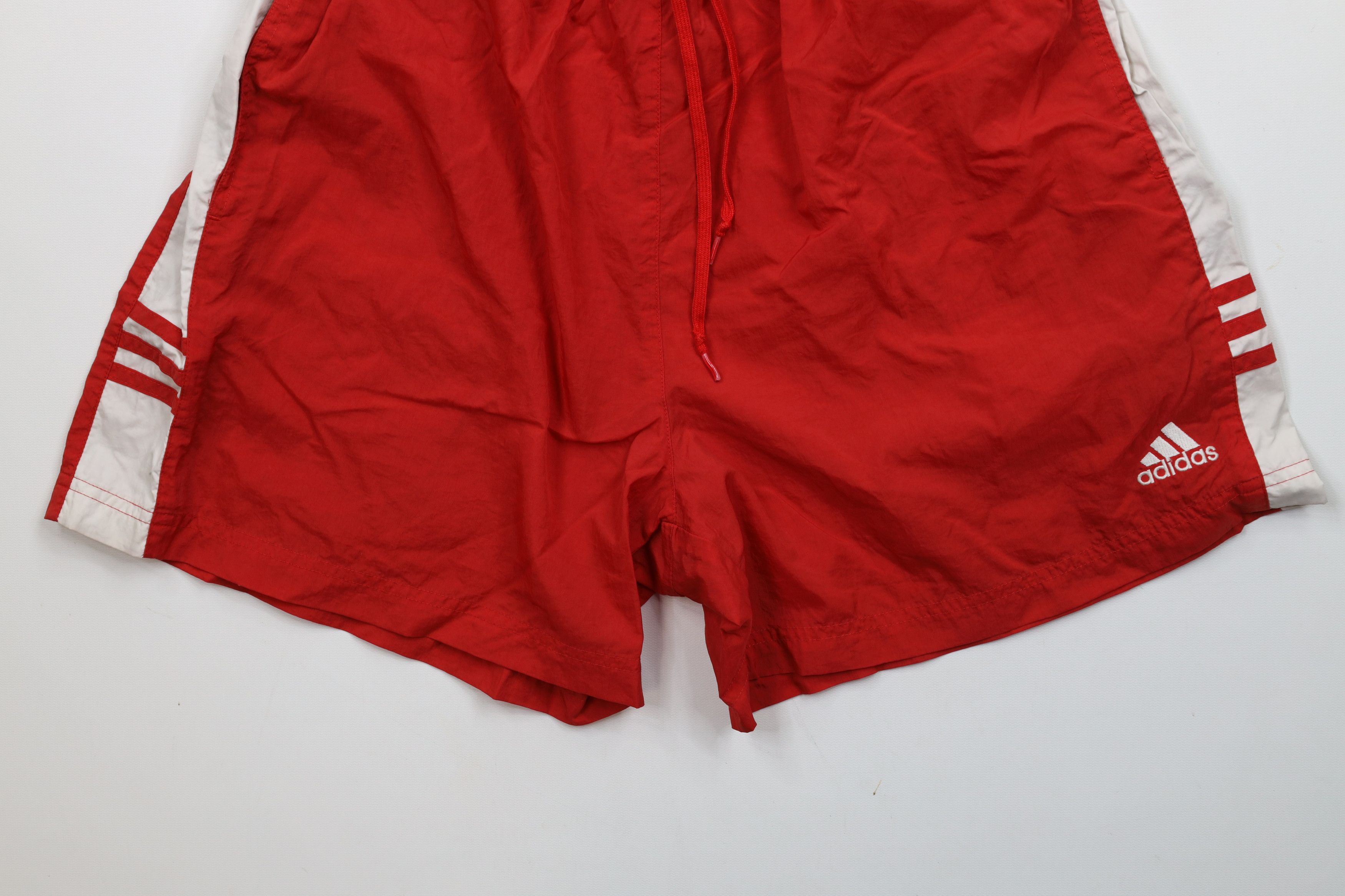Adidas × Vintage Vintage Y2K 2003 Adidas Running Jogging Soccer Shorts Red Size US 34 / EU 50 - 4 Thumbnail