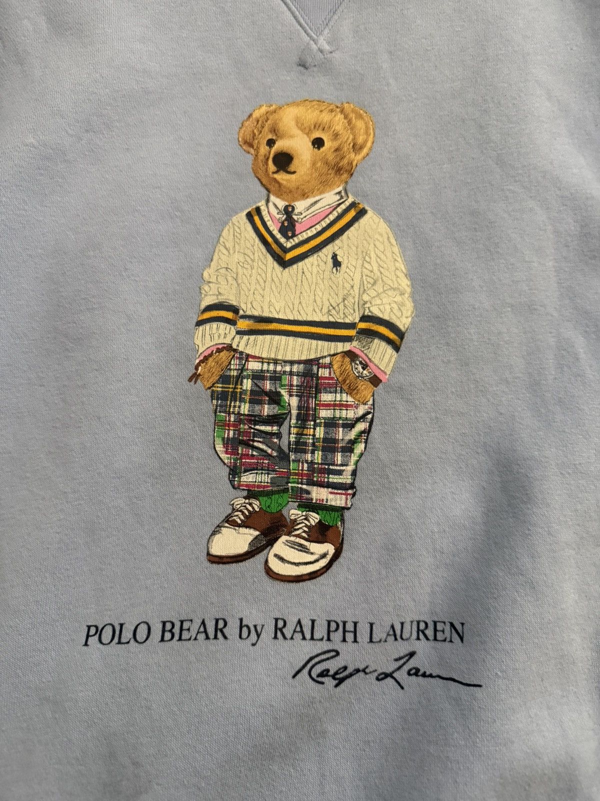 Designer × Polo Ralph Lauren Polo Ralph Lauren Iconic Polo Bear Graphic Print Sweatshirt Size US L / EU 52-54 / 3 - 2 Thumbnail