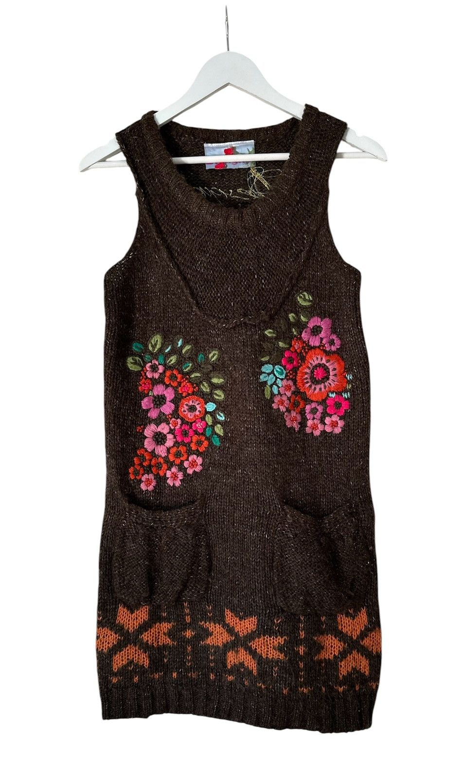 Desigual × Japanese Brand Desigual Cable Knit Logo Dress Women's Size M Size M / US 6-8 / IT 42-44 - 1 Thumbnail