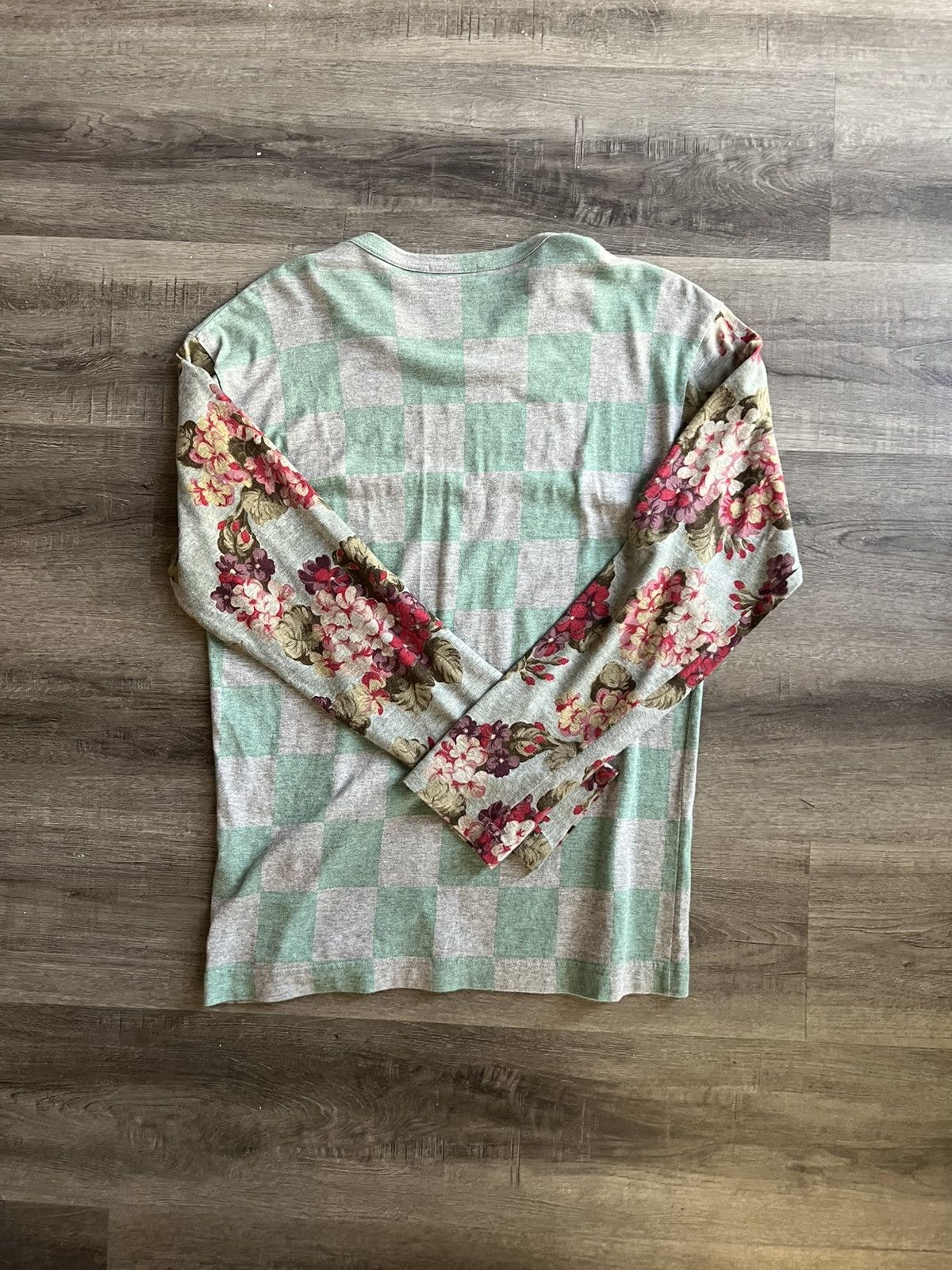 Comme des Garcons 2002 Comme des Garcons floral sleeve shirt Size US M / EU 48-50 / 2 - 3 Thumbnail