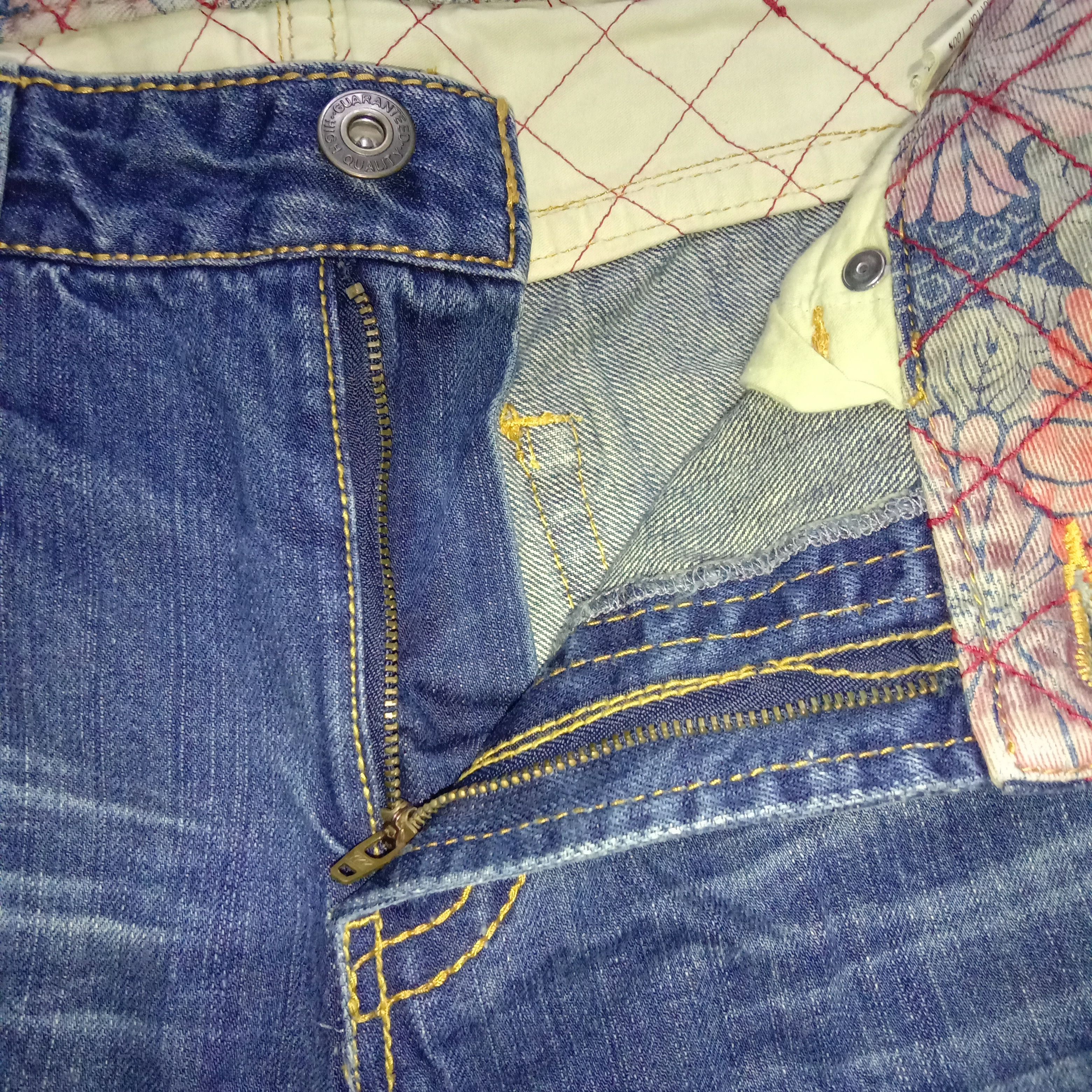 Anime × Cartoon Network × Japanese Brand Jeans Nishiki x Neon Genesis Evangelion Anime Manga Rare 00s Size US 30 / EU 46 - 8 Thumbnail
