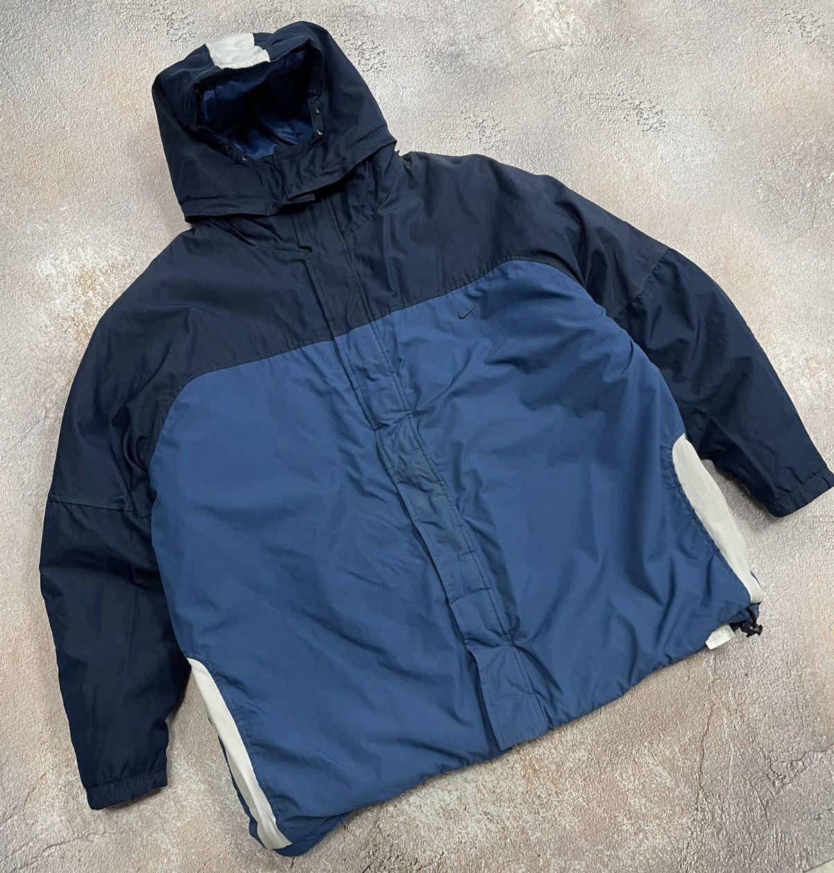 Nike Vintage Nike Small Swoosh Fleece Insulated Heavy Jacket Size US XXL / EU 58 / 5 - 1 Thumbnail