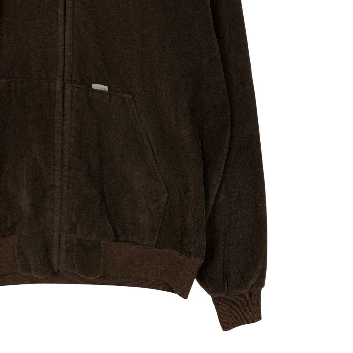 Carhartt 🔥VINTAGE ZIPPER SWEATER CARHARTT MADE IN USA 761 BROWN Size US L / EU 52-54 / 3 - 7 Thumbnail