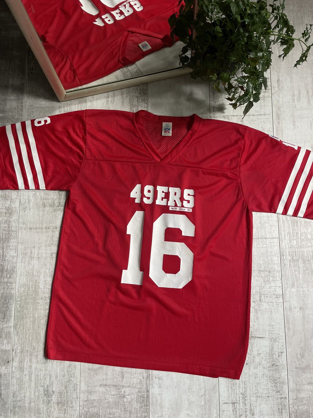 NFL Vintage 80’s San Francisco 49ers Jersey Shirt NFL #16 RARE Size US L / EU 52-54 / 3 - 1 Thumbnail
