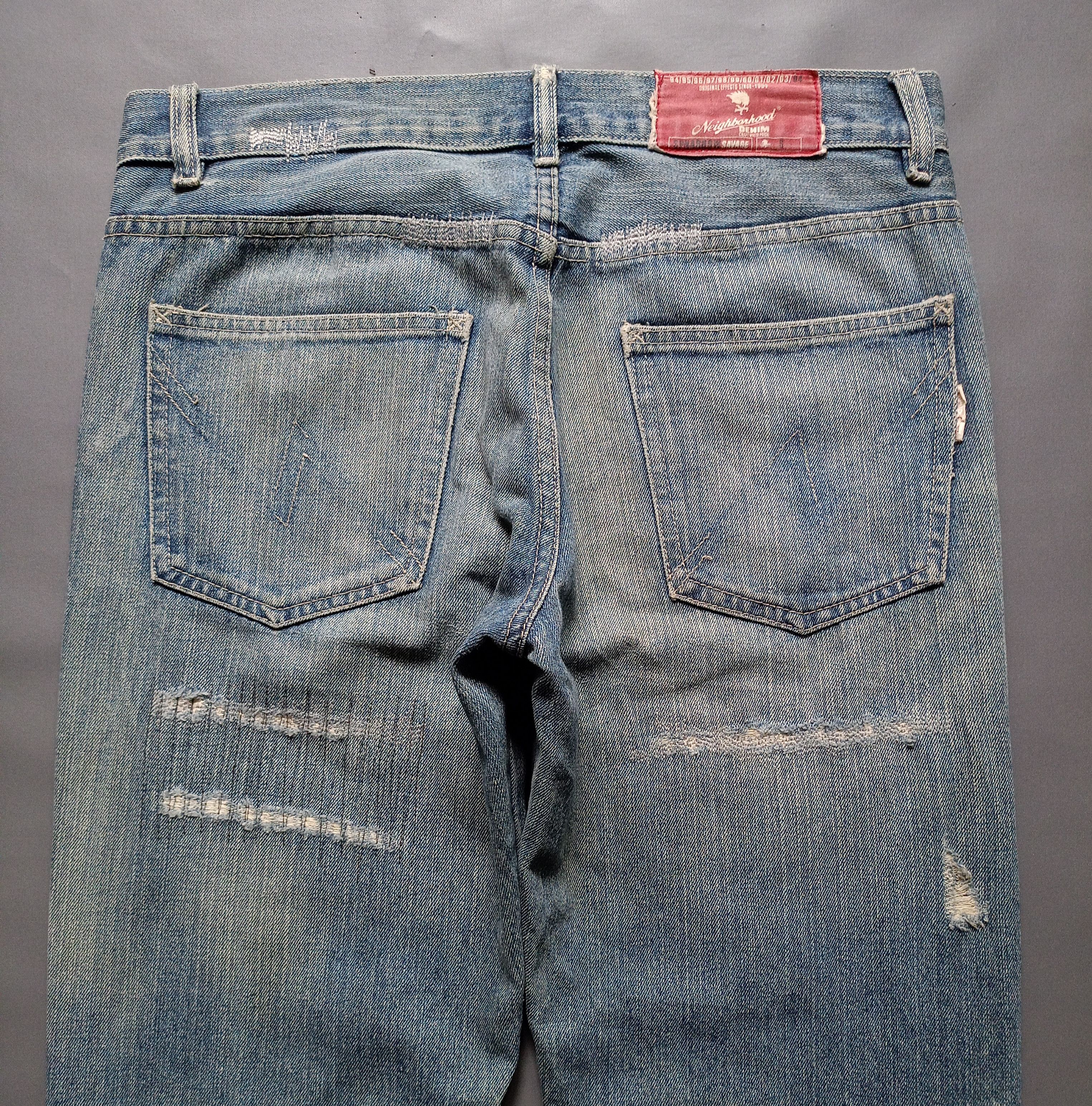 Japanese Brand Neighborhood spnarrow savage ripper denim pants Size US 32 / EU 48 - 7 Thumbnail
