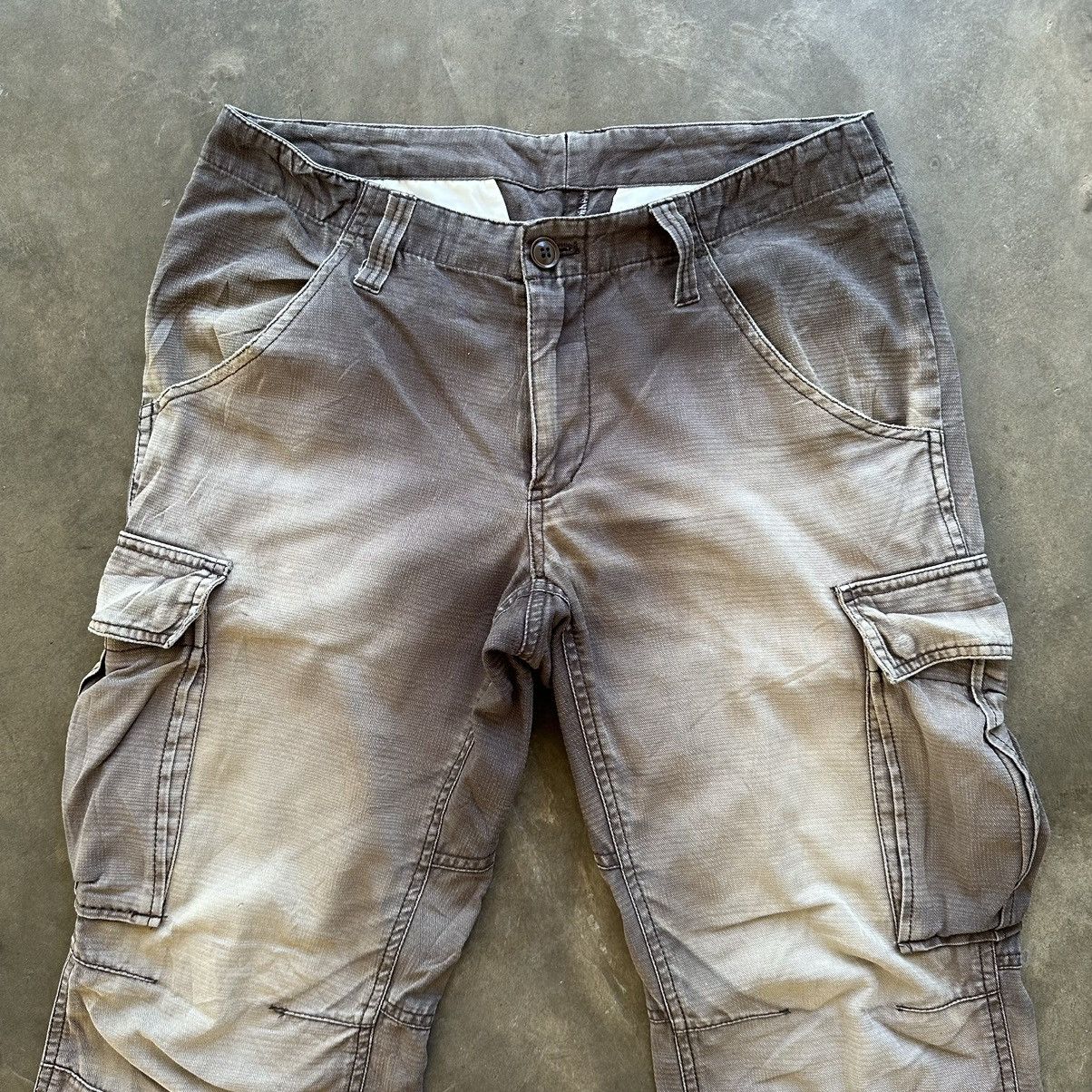 Japanese Brand Vintage Japanese Faded Tactical Distressed Cargo Pants Size US 30 / EU 46 - 2 Thumbnail