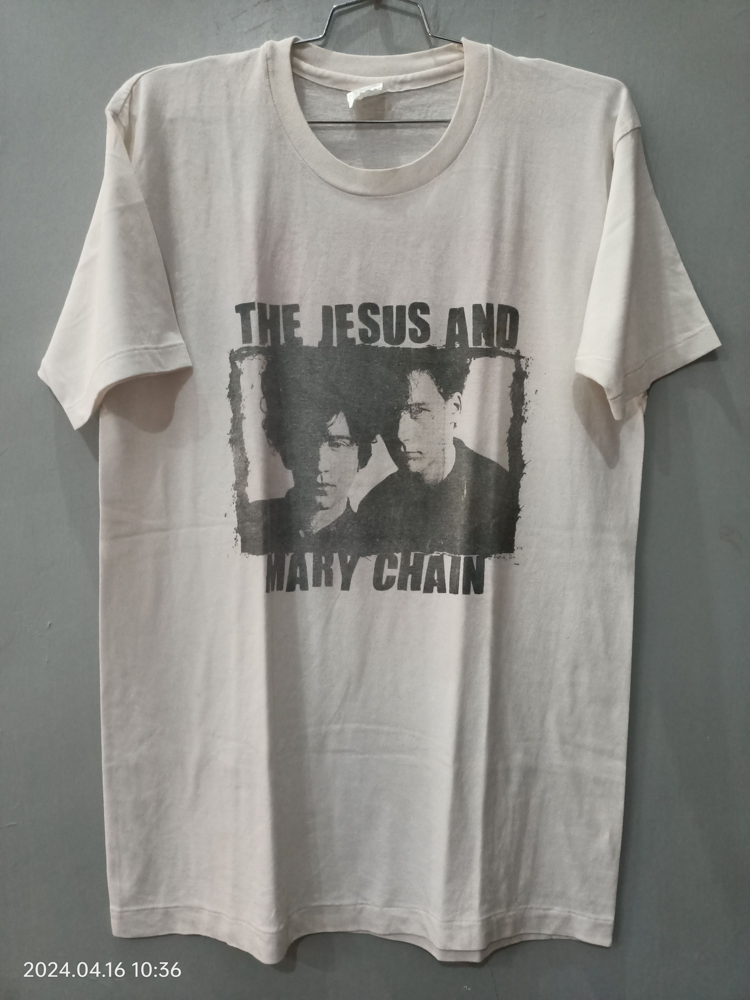 image of Band Tees x Tour Tee Vintage 90's The Jesus And Mary Chain Tour in White, Men's (Size Large)