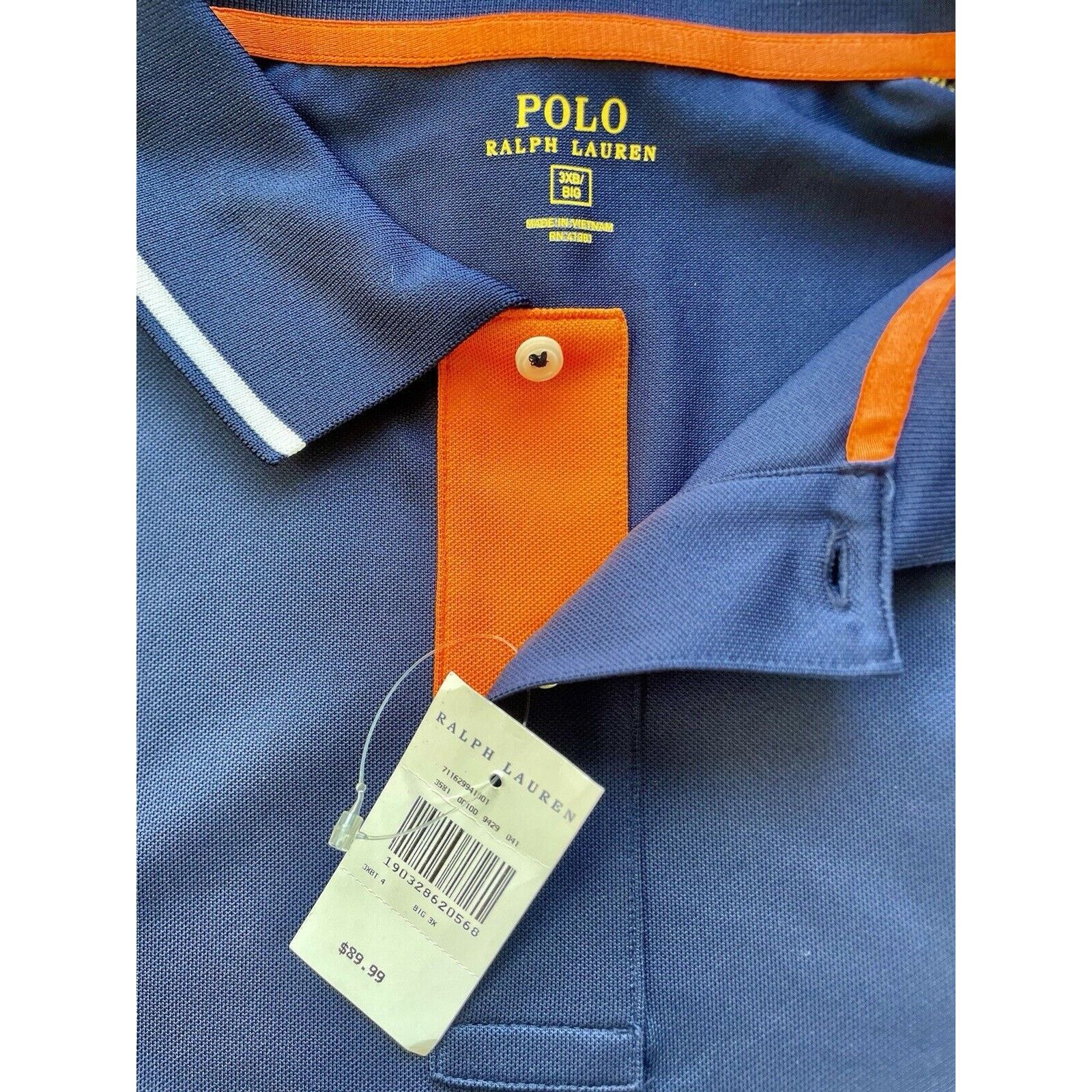 Polo Ralph Lauren POLO RALPH LAUREN POLO SHIRT Men's BIG PONY Big & Tall 3XB Size US XXL / EU 58 / 5 - 6 Thumbnail