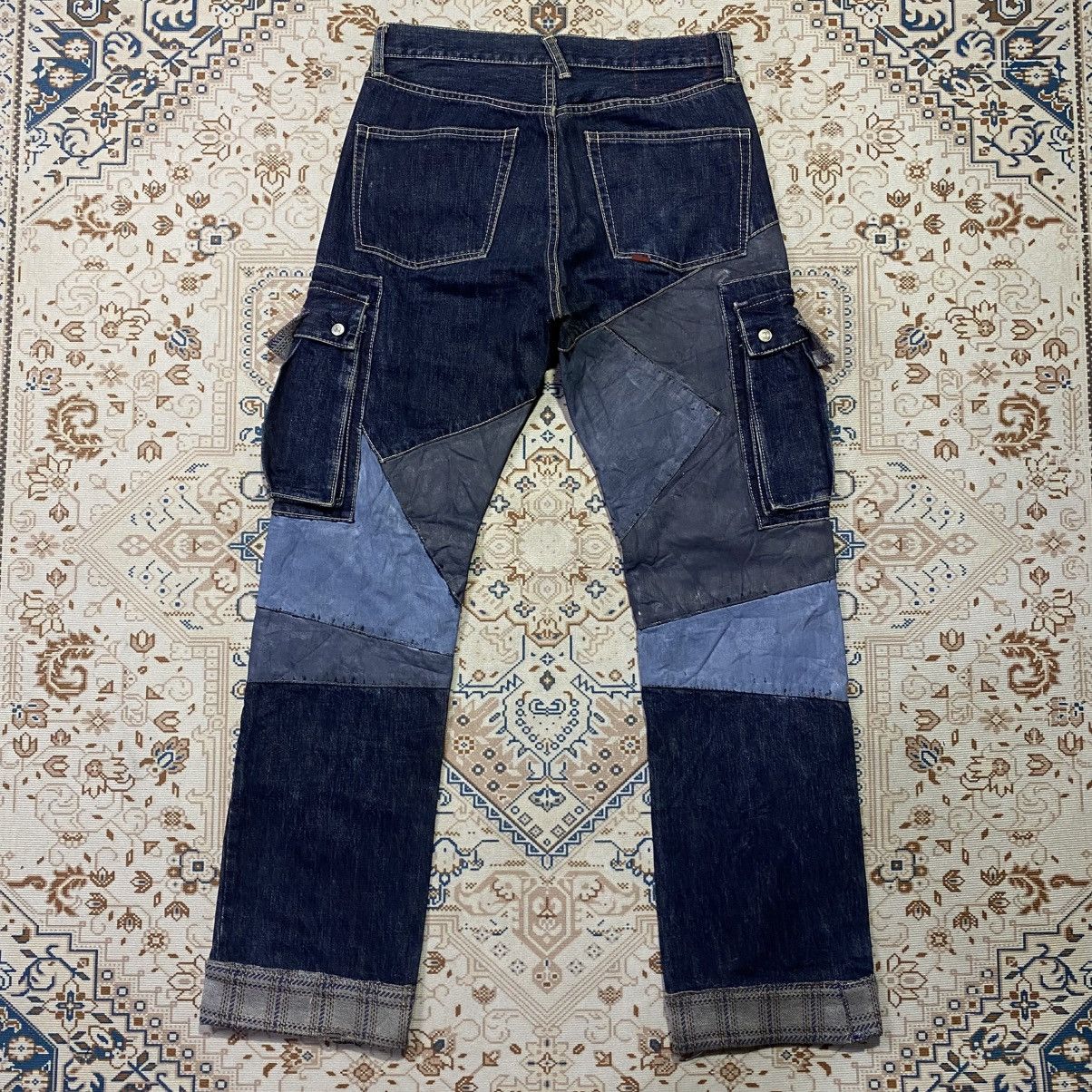 Japanese Brand BYEMRT PARIS FRANCE UNIQUE CARGO JEANS Size US 30 / EU 46 - 3 Thumbnail
