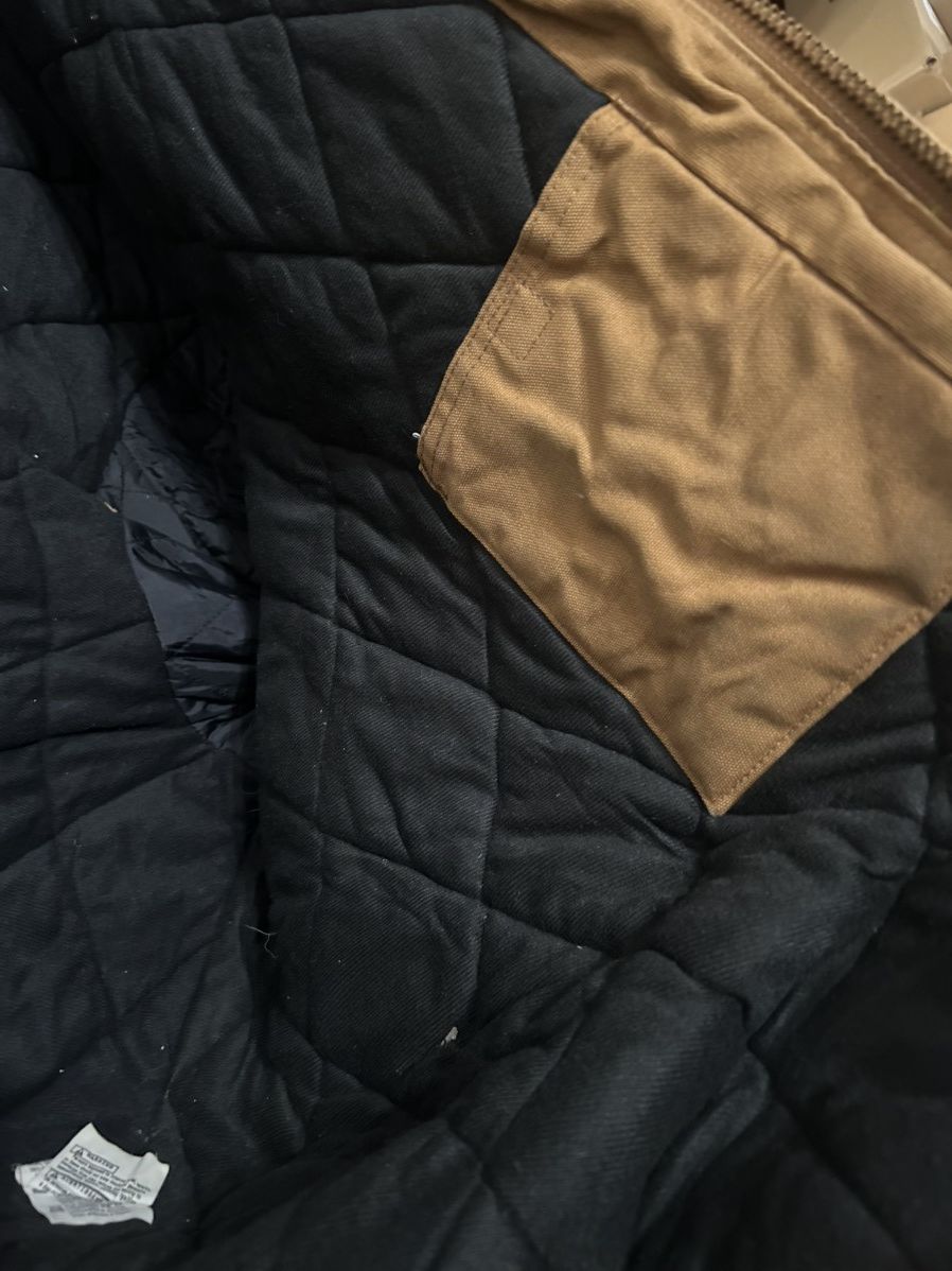 Carhartt Cahartt J140 BRN Diamond-Quilted Hooded Detroit Jacket 5XL Size US XXL / EU 58 / 5 - 6 Thumbnail
