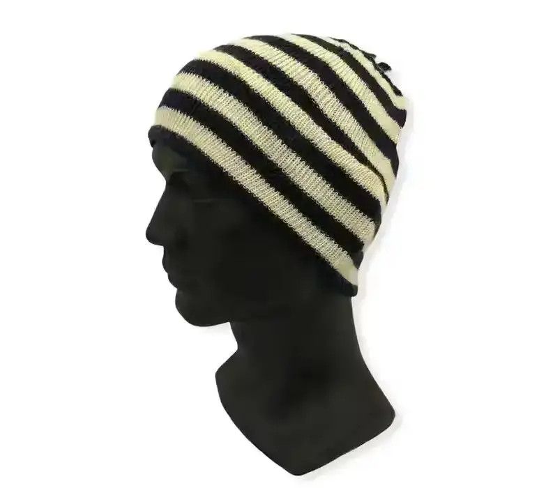 Dunlop Vintage Dunlop Striped Design Beanie Size ONE SIZE - 2 Thumbnail