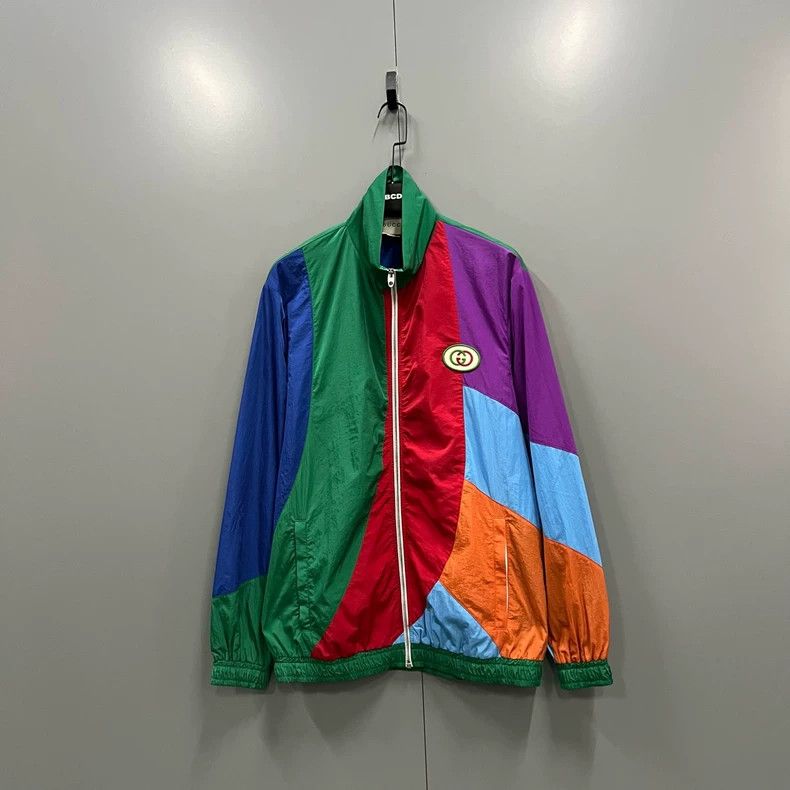 Gucci Gucci Silhouette color block stitching jacket Size US S / EU 44-46 / 1 - 1 Thumbnail