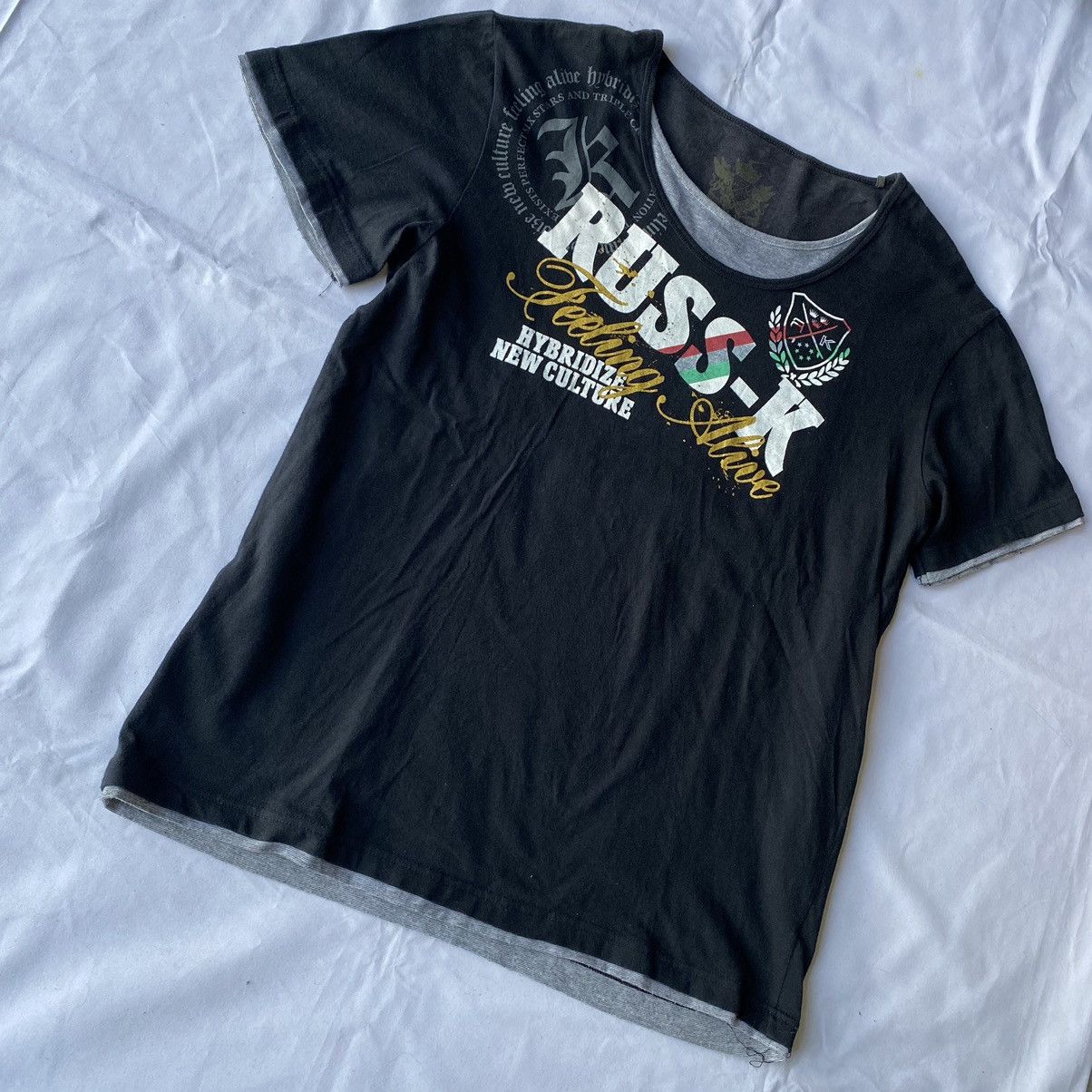 Beauty Beast × If Six Was Nine × Japanese Brand Japanese Russ-K Feeling Alive Double Layer Punk Style Size US XL / EU 56 / 4 - 5 Thumbnail