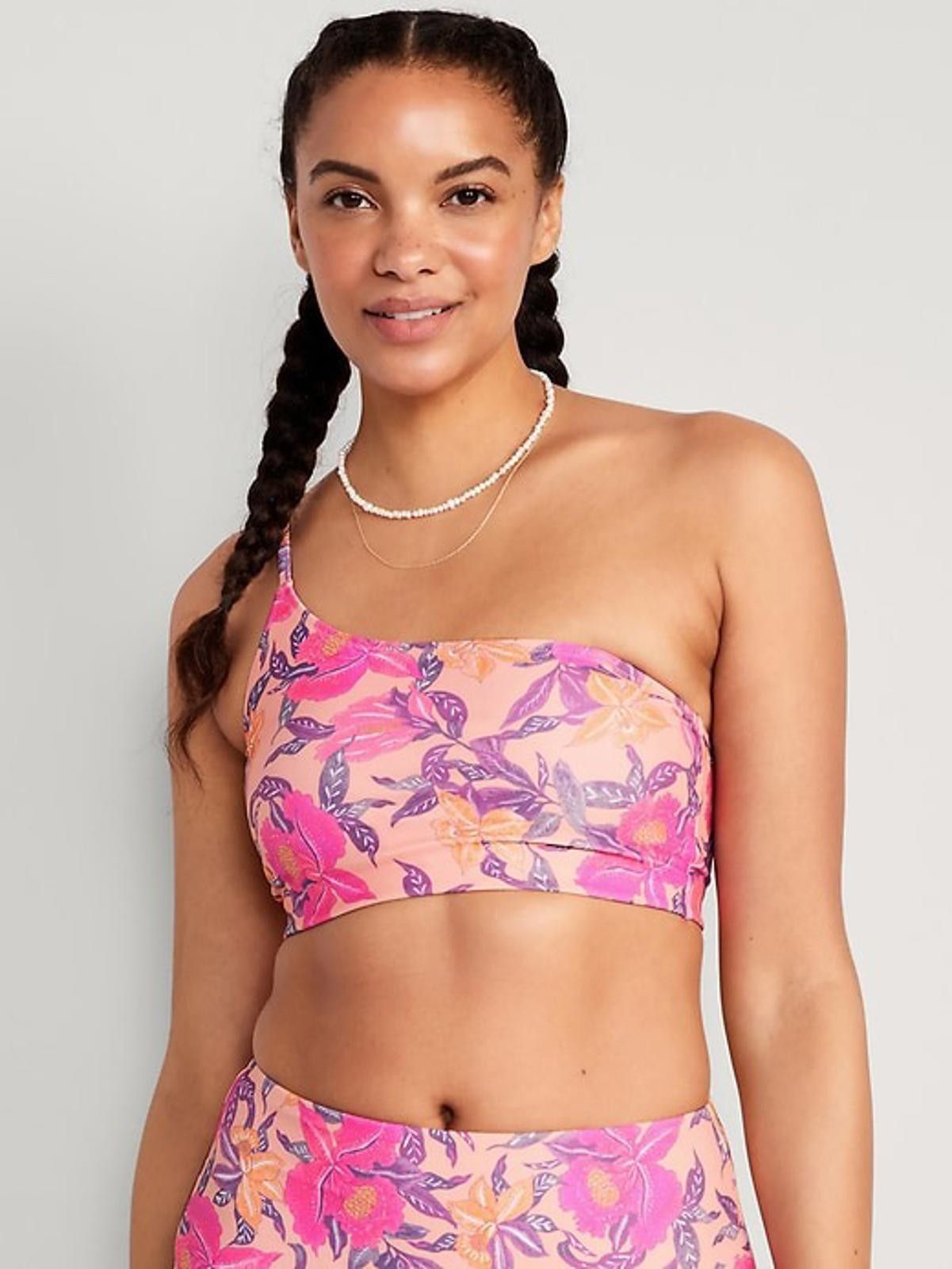 Old Navy Old Navy Floral Bikini Swim Top Size ONE SIZE - 4 Thumbnail