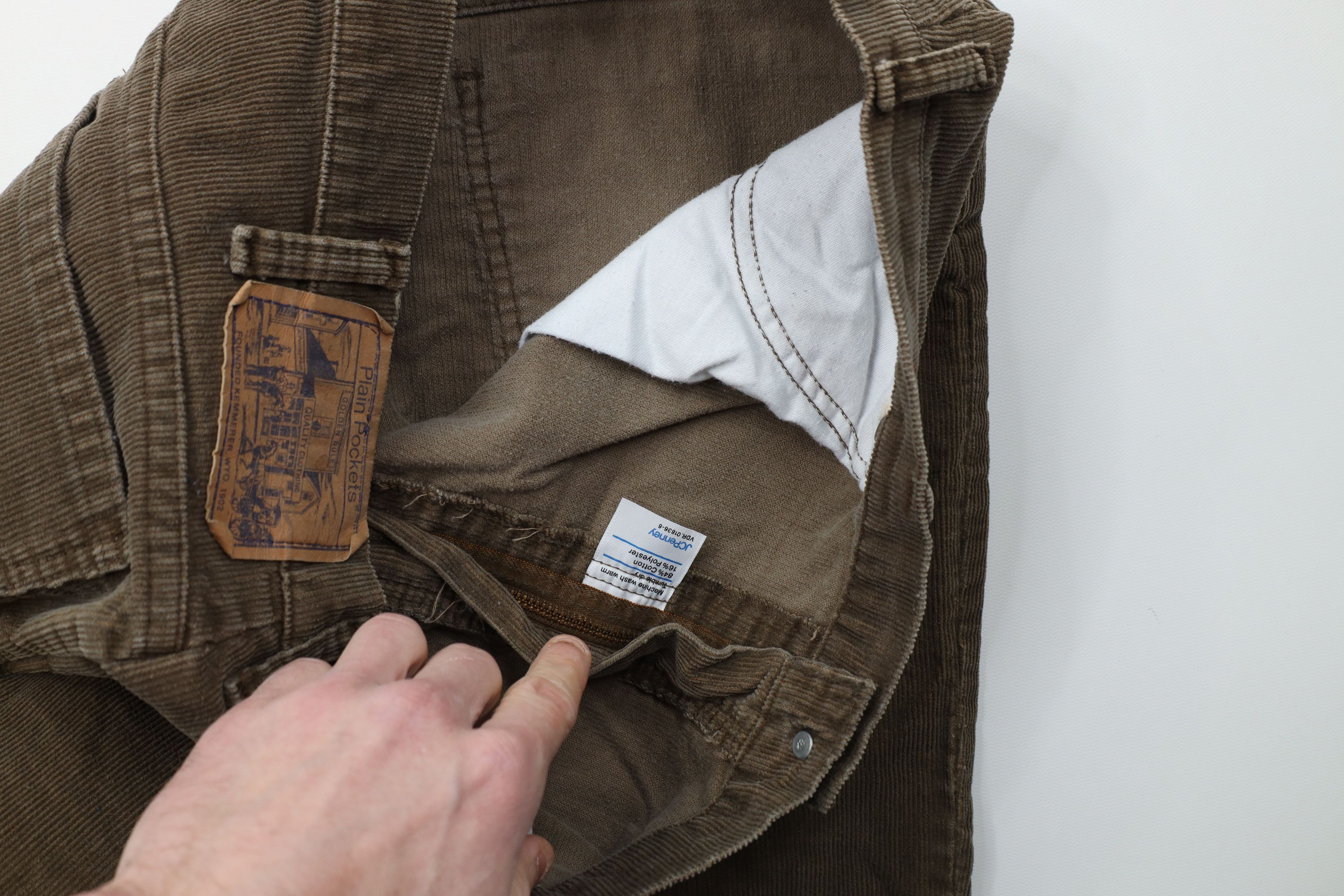 Vintage Vintage 70s Streetwear Wide Leg Corduroy Pants Brown USA Size US 36 / EU 52 - 8 Thumbnail