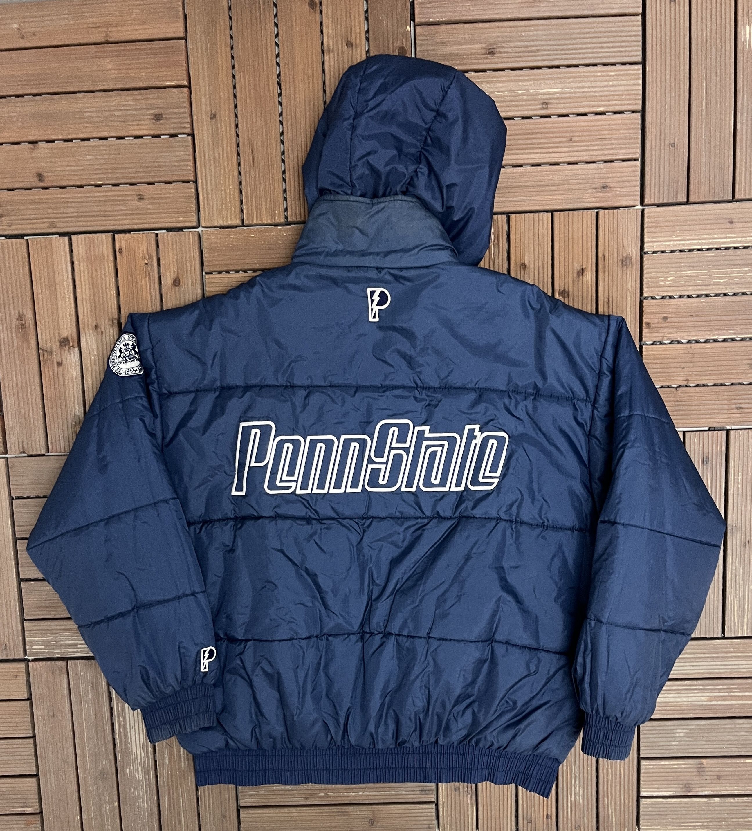 Vintage Penn State Nittany Lions Reversible Vintage Puffer Jacket Size US XL / EU 56 / 4 - 5 Thumbnail