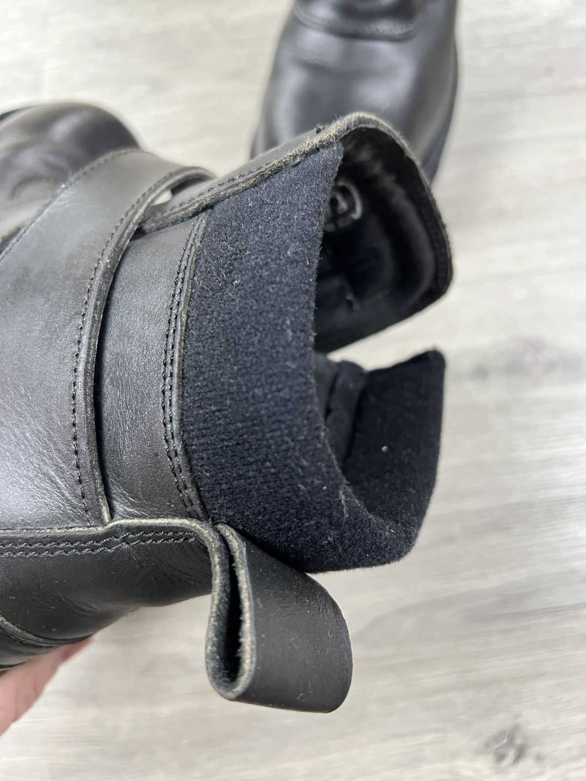 Sendra Sendra Boots Leather Biker Boots with Metal Harness Sz 41 Size US 7.5 / EU 40-41 - 8 Thumbnail