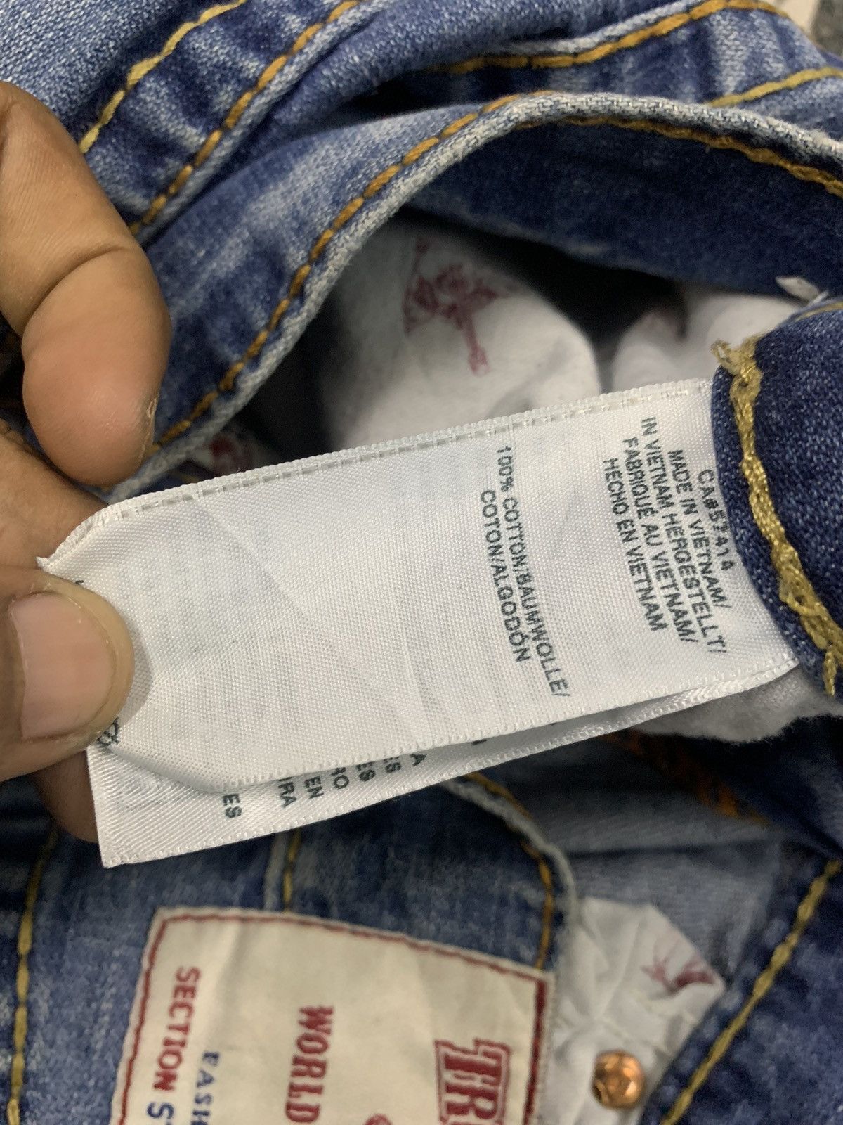 True Religion 🔥RARE🔥TRUE RELIGION RARE DISTRESSED STYLE DENIM PANT Size US 34 / EU 50 - 21 Thumbnail