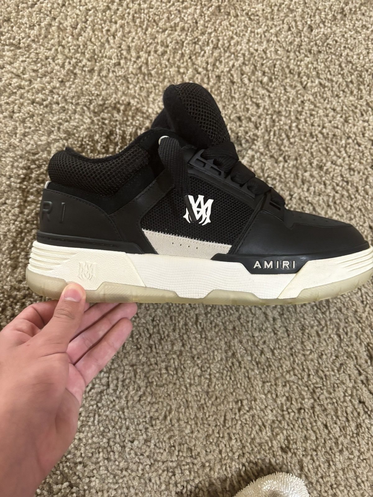 amiri ma-1 black white