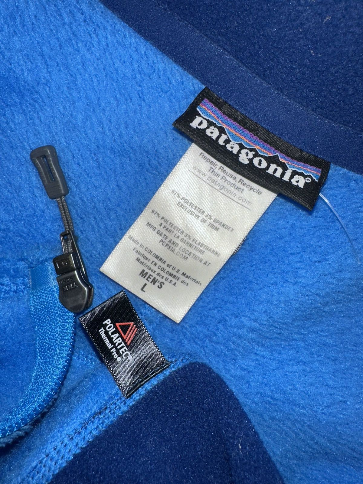 Patagonia Patagonia R2 TechFace Blue Fleece Zip Jacket VTG Size US L / EU 52-54 / 3 - 5 Thumbnail