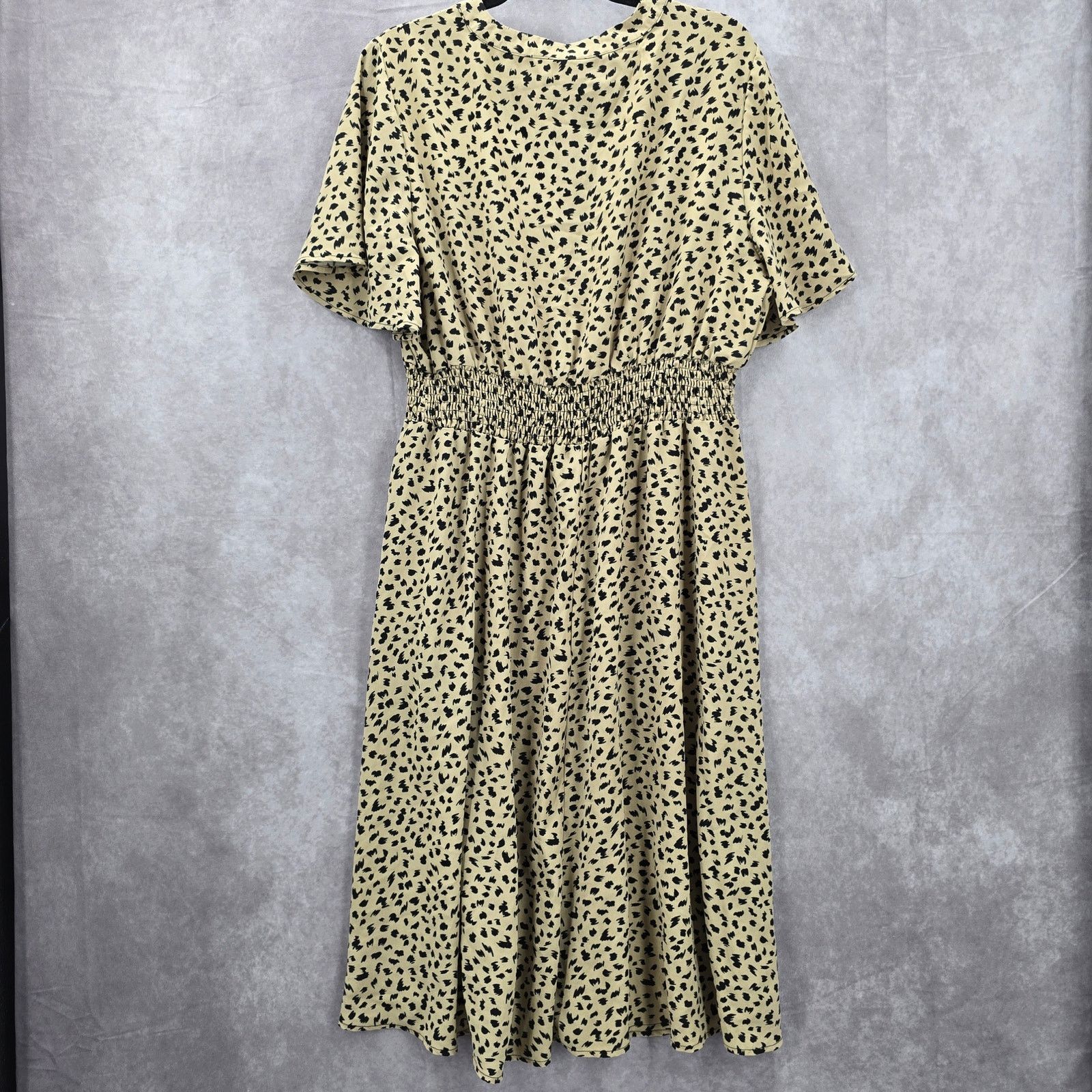 Other Bloomchic Print Flutter Flowy Flare Midi Dress XL NWOT Size XL / US 12-14 / IT 48-50 - 2 Thumbnail
