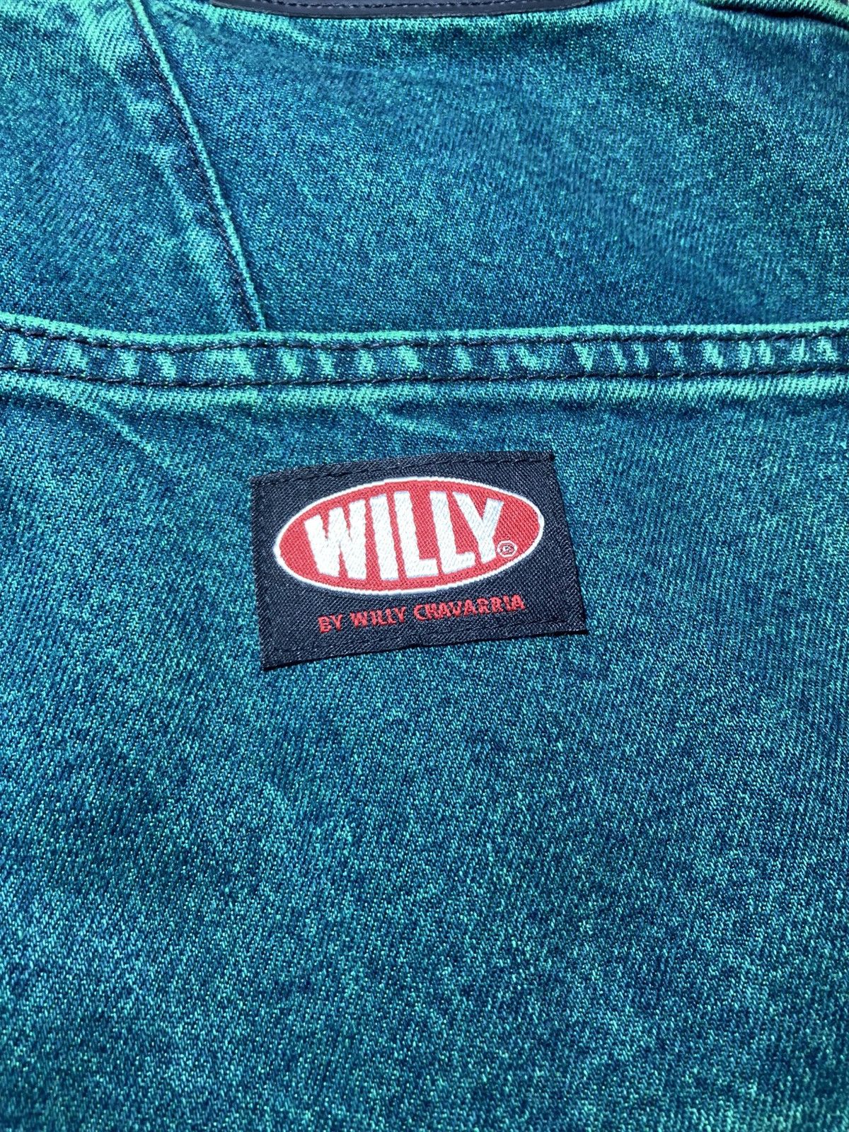 Willy Chavarria New SS24 Willy CHAVARRIA Raver Jeans L Overdyed Green Size US 34 / EU 50 - 7 Thumbnail