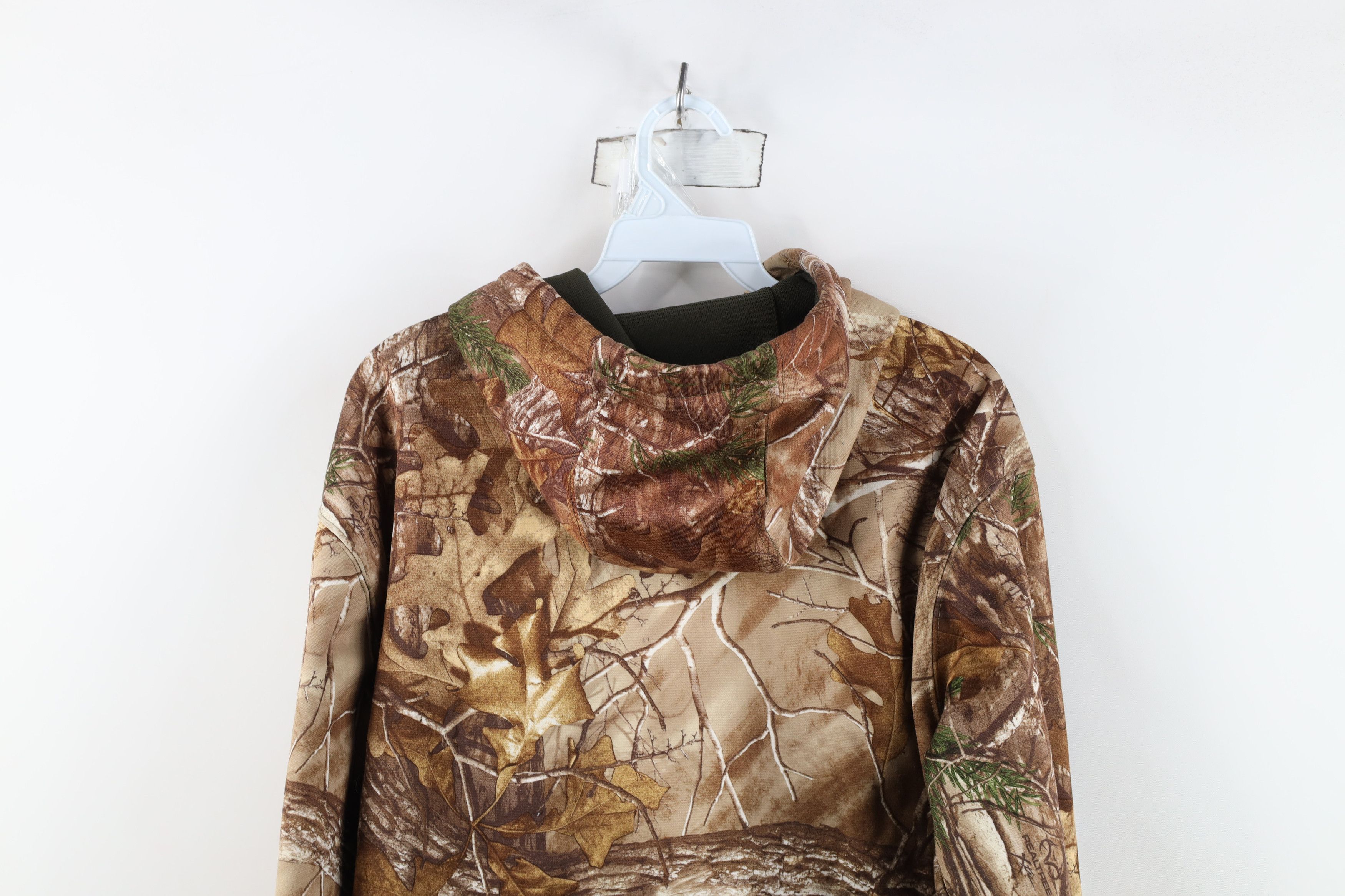 Vintage Vintage Streetwear Camouflage Fleece Lined Hoodie Sweatshirt Size US S / EU 44-46 / 1 - 12 Thumbnail