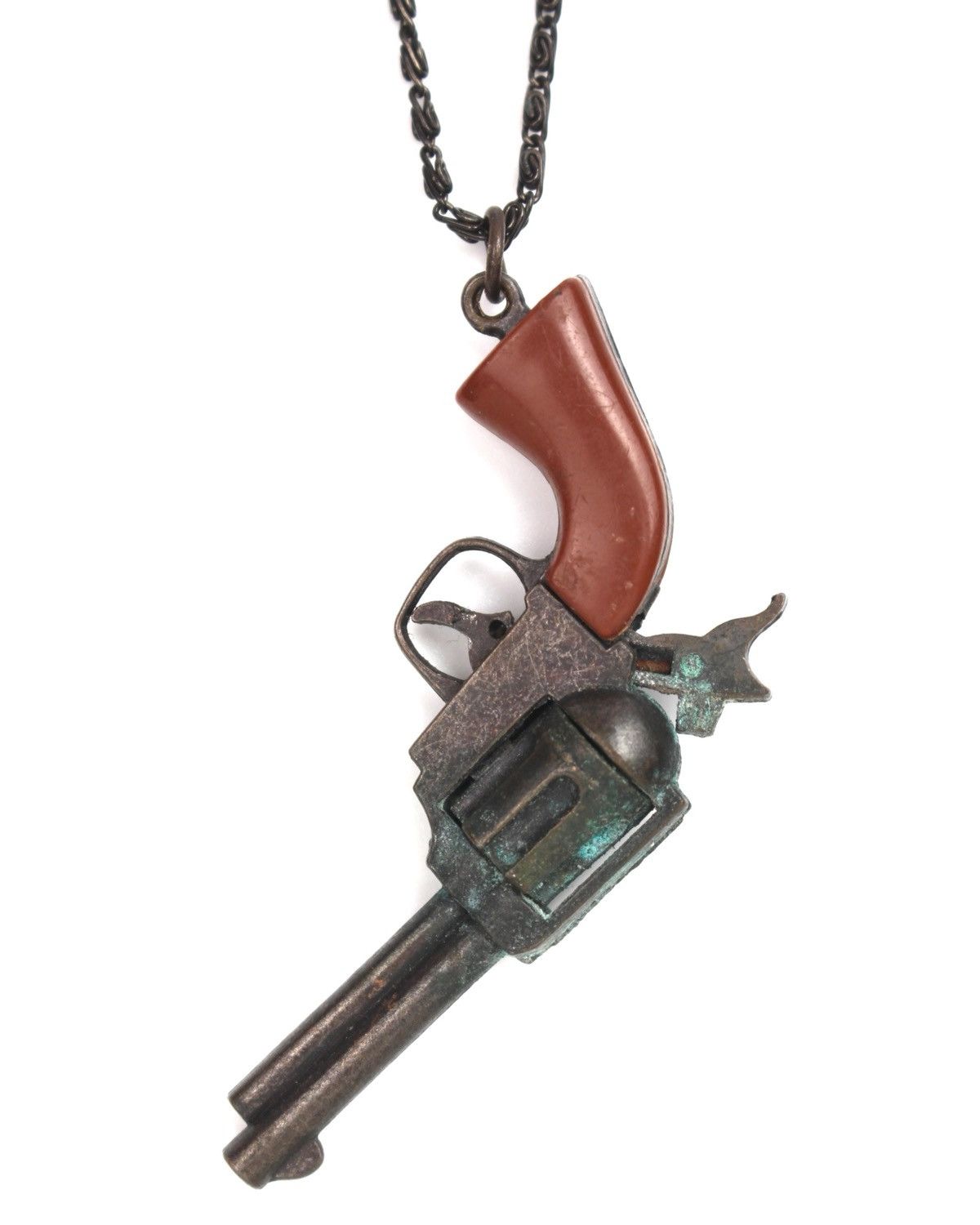 Vintage 1980S JAPANESE MADE 火薬鉄砲 KANE-CAP MINI GUN NECKLACE Size ONE SIZE - 1 Thumbnail
