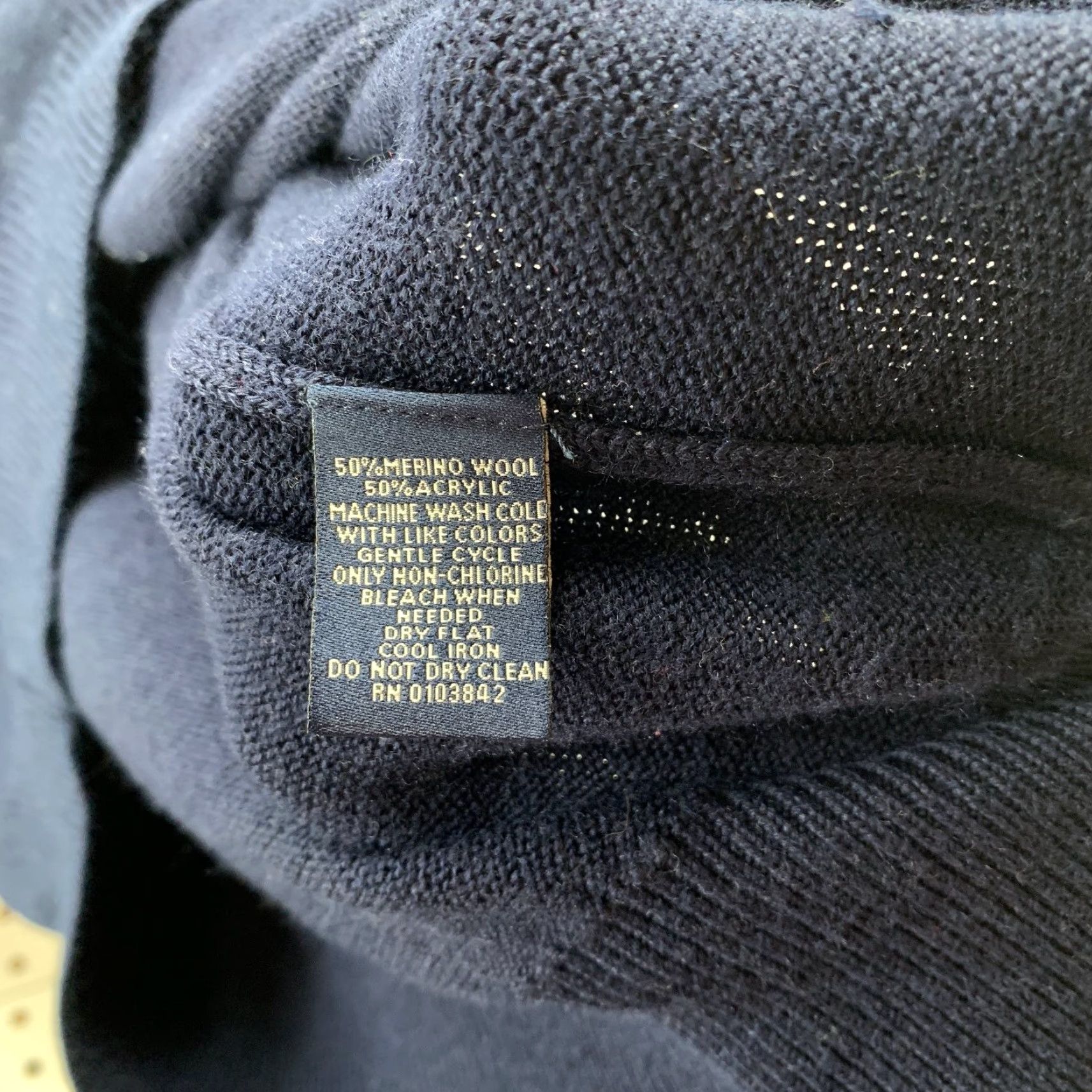 Vintage Toscano Merino Wool Sweater Mens Large Blue Shawl Collared Knit Soft Shirt Size US L / EU 52-54 / 3 - 5 Thumbnail