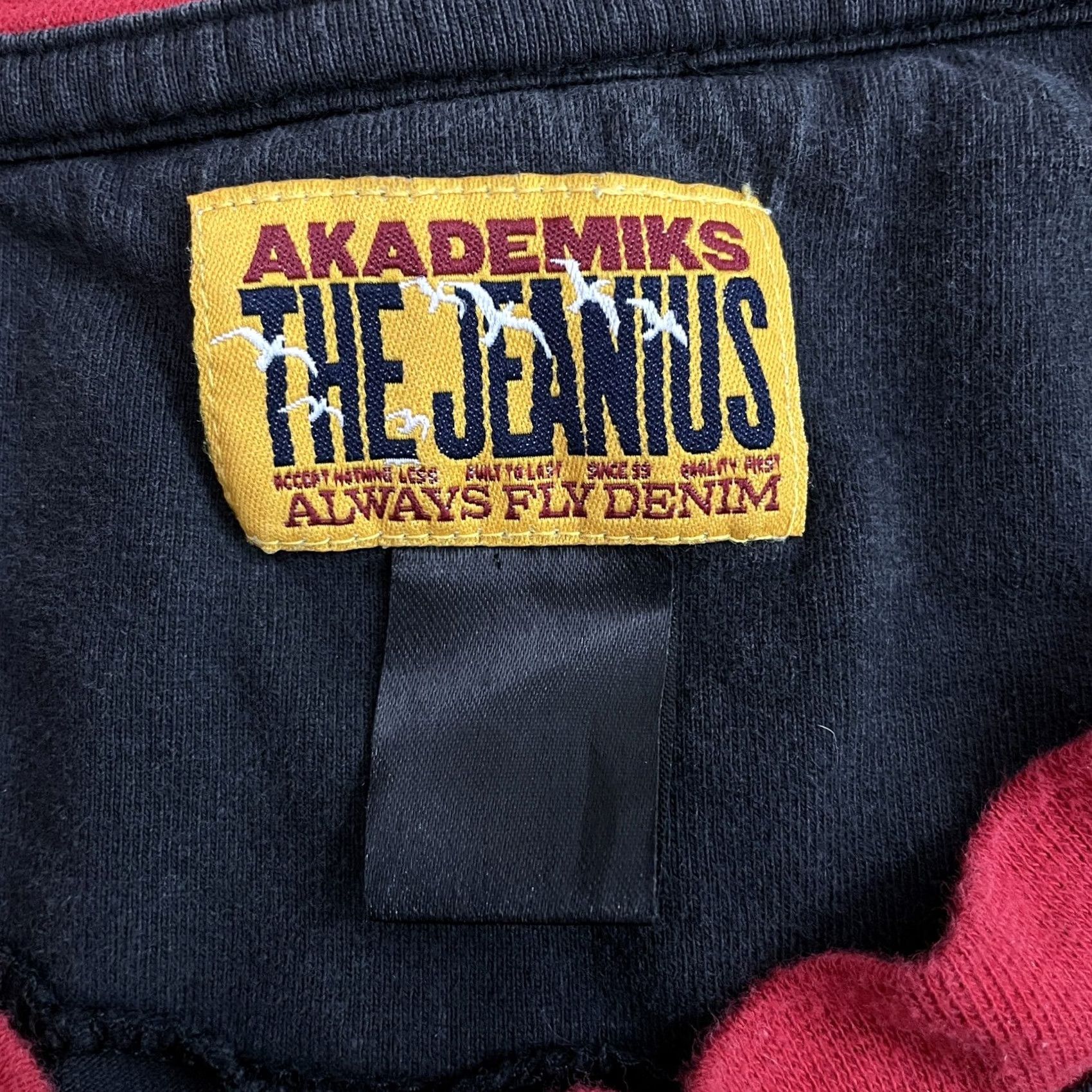 Akademiks VINTAGE Akademiks Shirt XL Adult Blue Red Spell Out Long Sleeve 90s Mens Size US XL / EU 56 / 4 - 7 Thumbnail