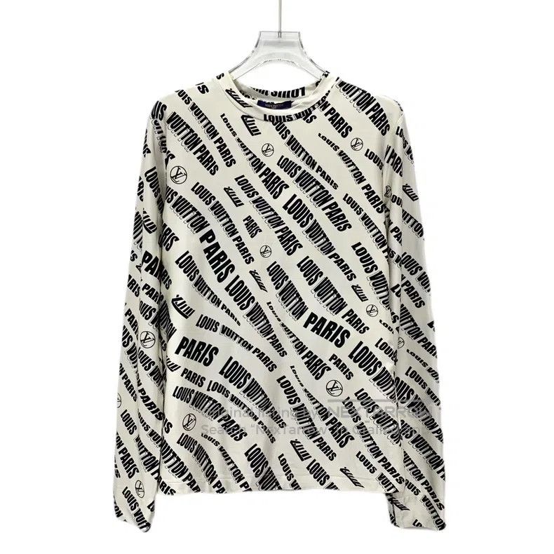 Louis Vuitton Louis Vuitton White logo letter bullet screen full print r Size US M / EU 48-50 / 2 - 1 Thumbnail