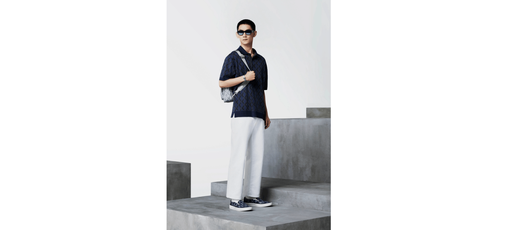 Dior o1w1db10824 CD Diamond Regular-Fit Polo Shirt in Multicolor Size US XXL / EU 58 / 5 - 4 Thumbnail