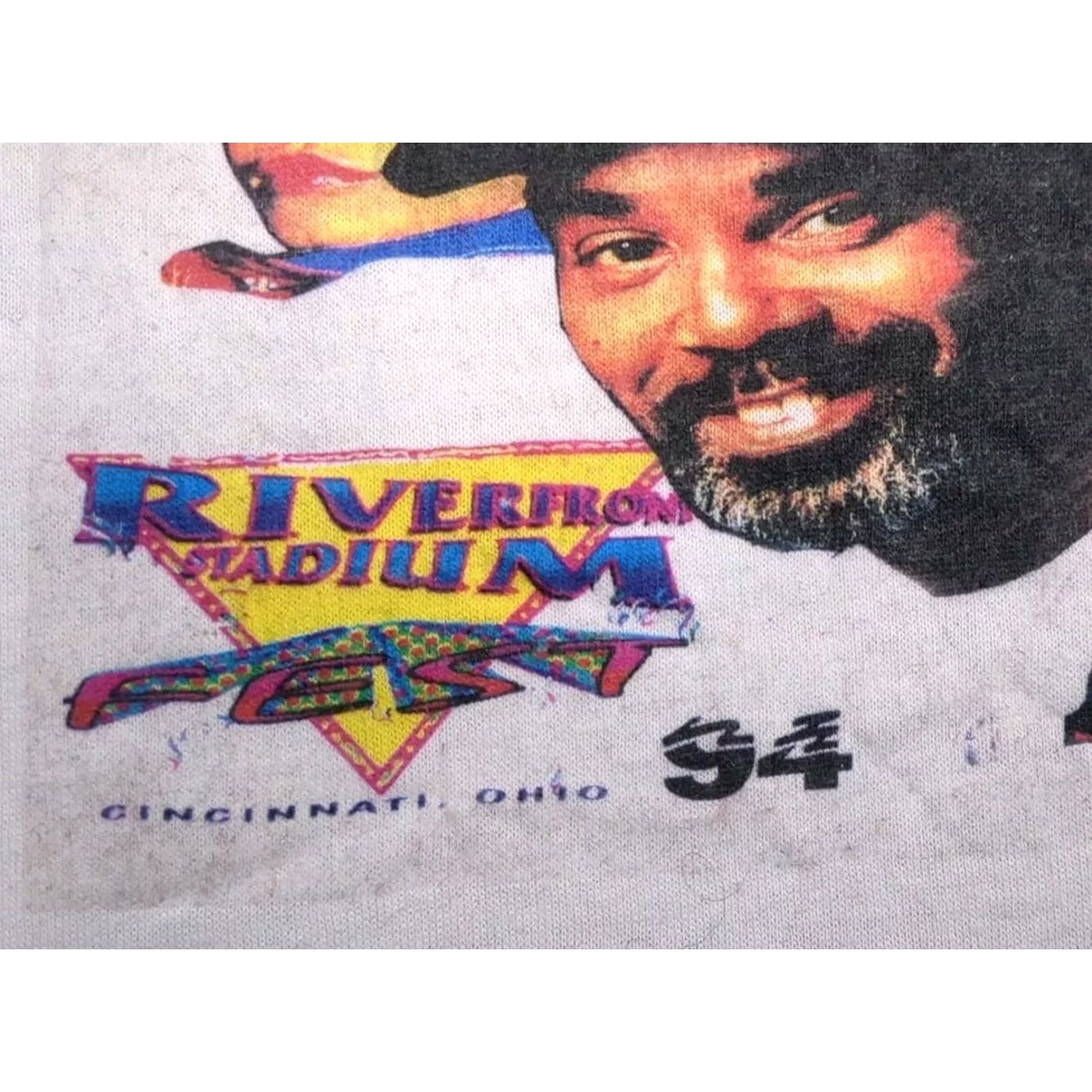 Jerzees VINTAGE Salt & Pepa R. Kelly 1994 USA Cincinnati Single Stitch XL Tee Shirt JERZEES Rap Mens Size US XL / EU 56 / 4 - 4 Thumbnail