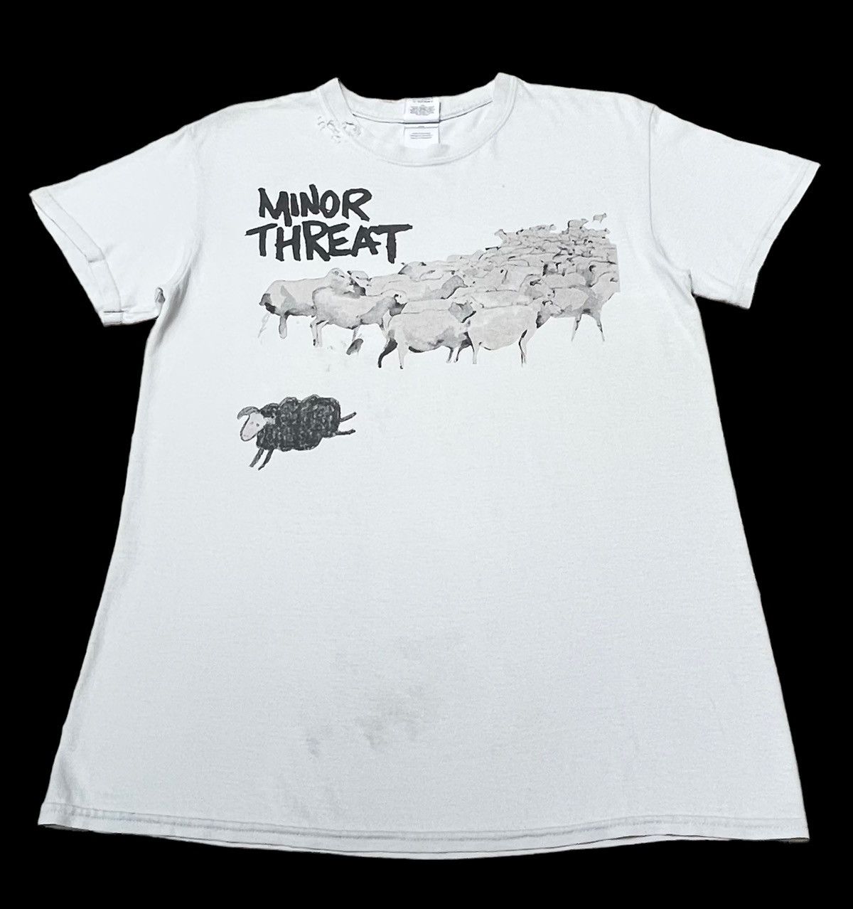Band Tees × Vintage Vintage Hardcore Punk Band Minor Threat T-Shirt 2000s Size US S / EU 44-46 / 1 - 1 Thumbnail