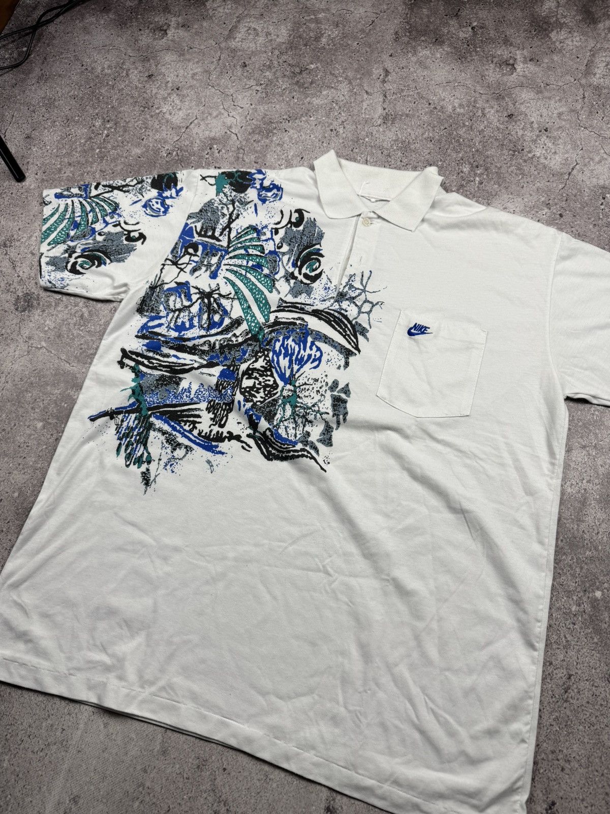 Nike Vintage Nike Challenge Court style Polo Y2K Streetwear Jpn Size US XL / EU 56 / 4 - 4 Thumbnail