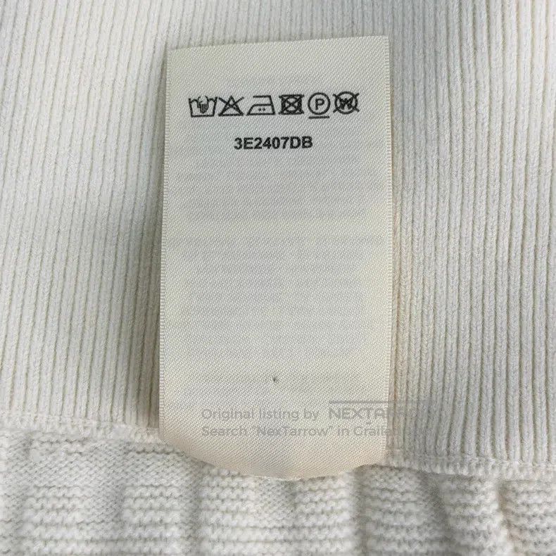 Hermes Hermes Off-White Full H Wool Trousers Size 25" / US 0 / IT 36 - 6 Thumbnail