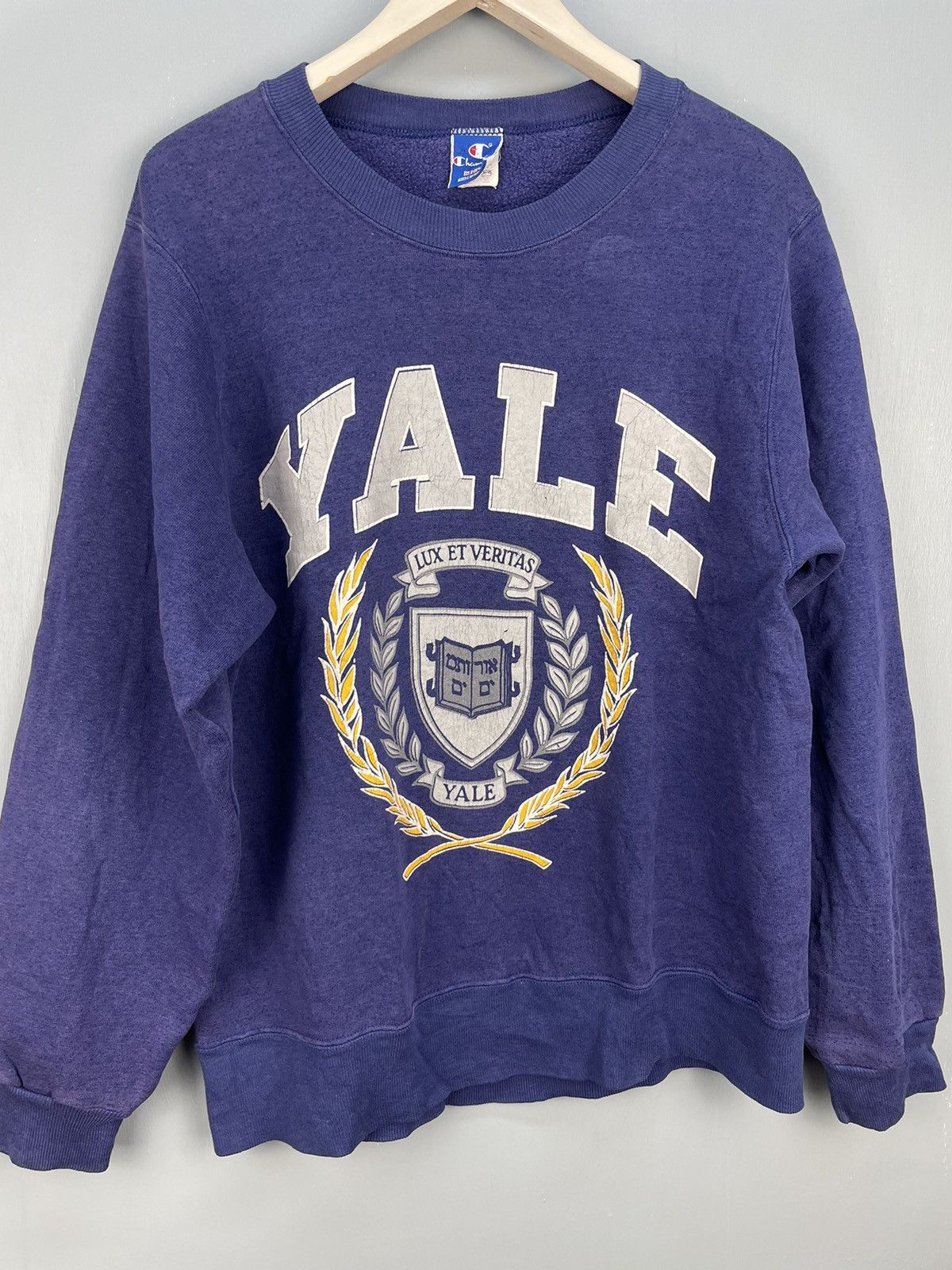 Champion Vintage 80s Yale University sweatshirt Size US M / EU 48-50 / 2 - 3 Thumbnail