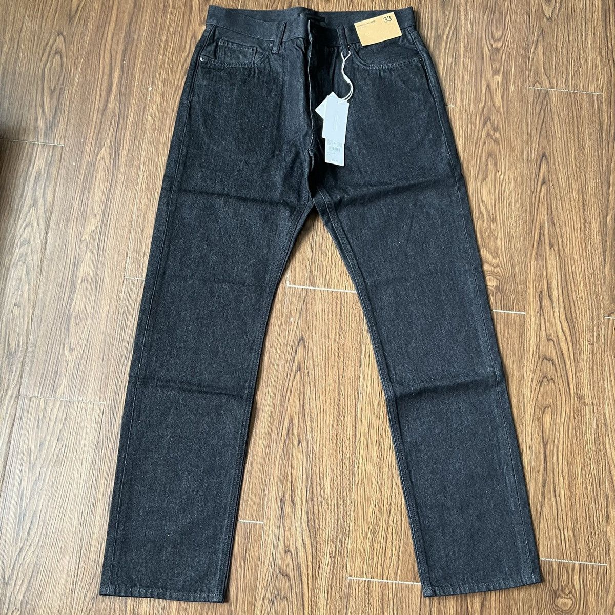 image of Helmut Lang Uniqlo Jeans in Black, Men's (Size 33)