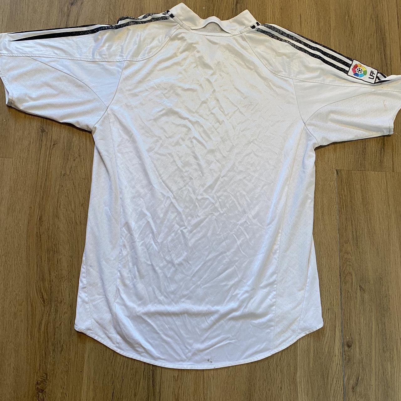 Adidas 2004-05 Real Madrid Adidas Home Shirt Siemens Mobile Size US L / EU 52-54 / 3 - 2 Thumbnail