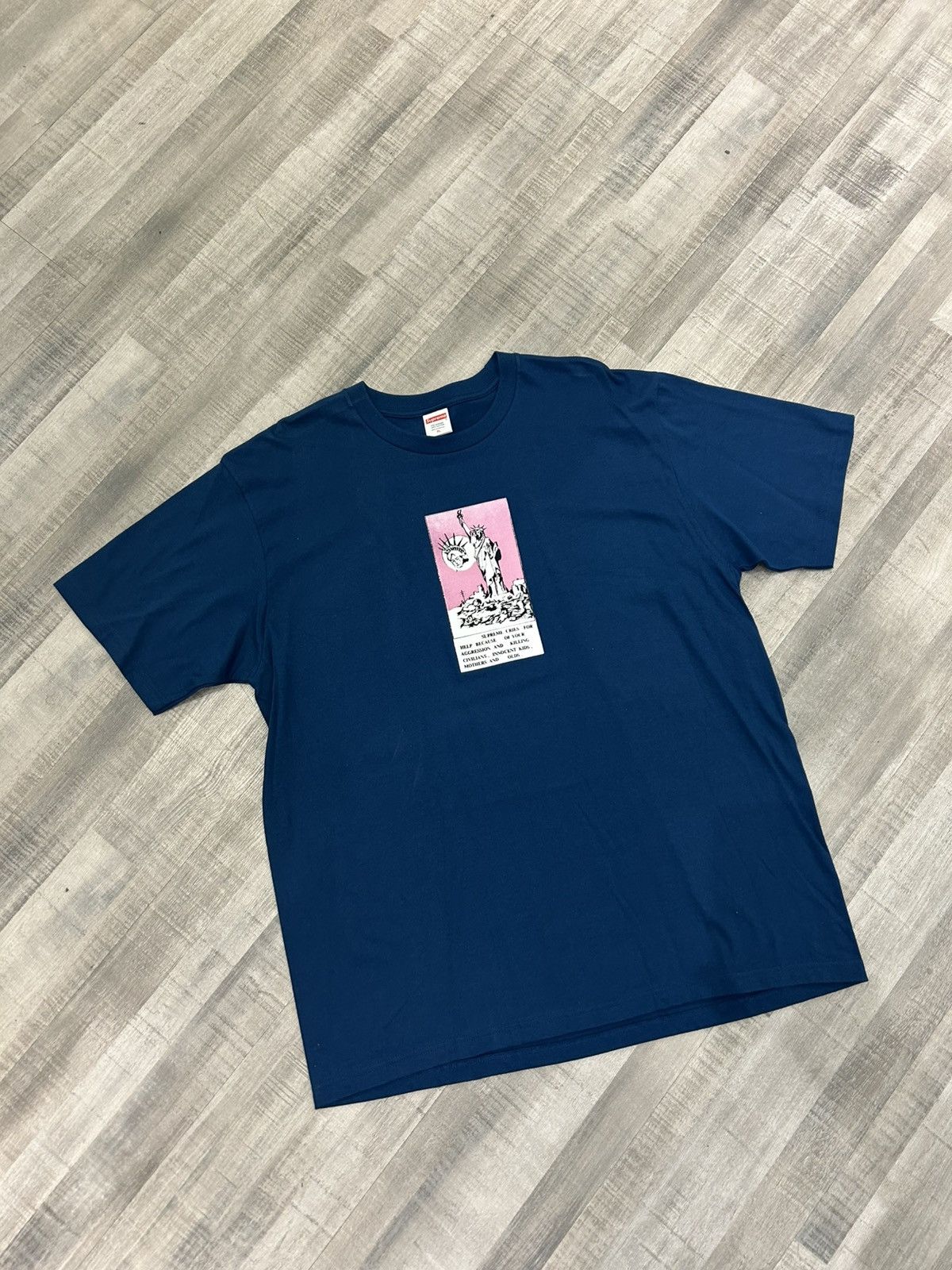 Supreme Supreme Liberty Tee Size US XL / EU 56 / 4 - 1 Thumbnail