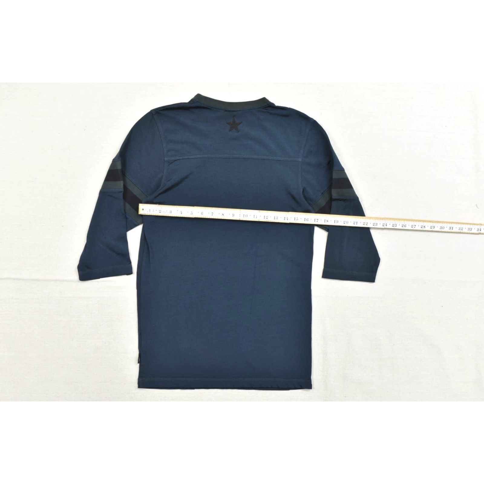 Nike Nike Dri-FIT Men's T-Shirt 3/4 Sleeve Navy Blue Embroidered Crew Neck Sports Jersey S Size US S / EU 44-46 / 1 - 4 Thumbnail